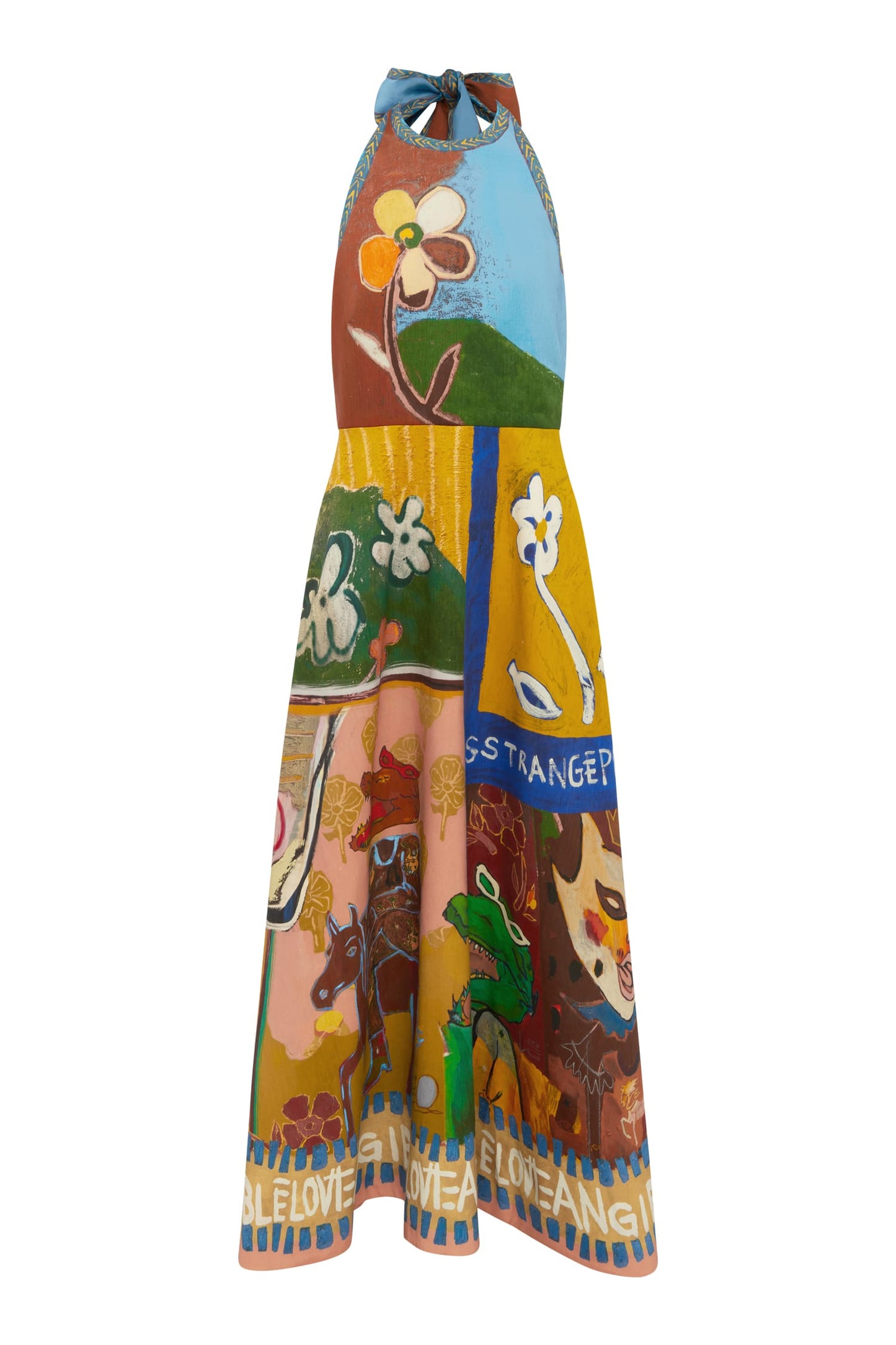 Alemais | Mlak Halter Midi Dress