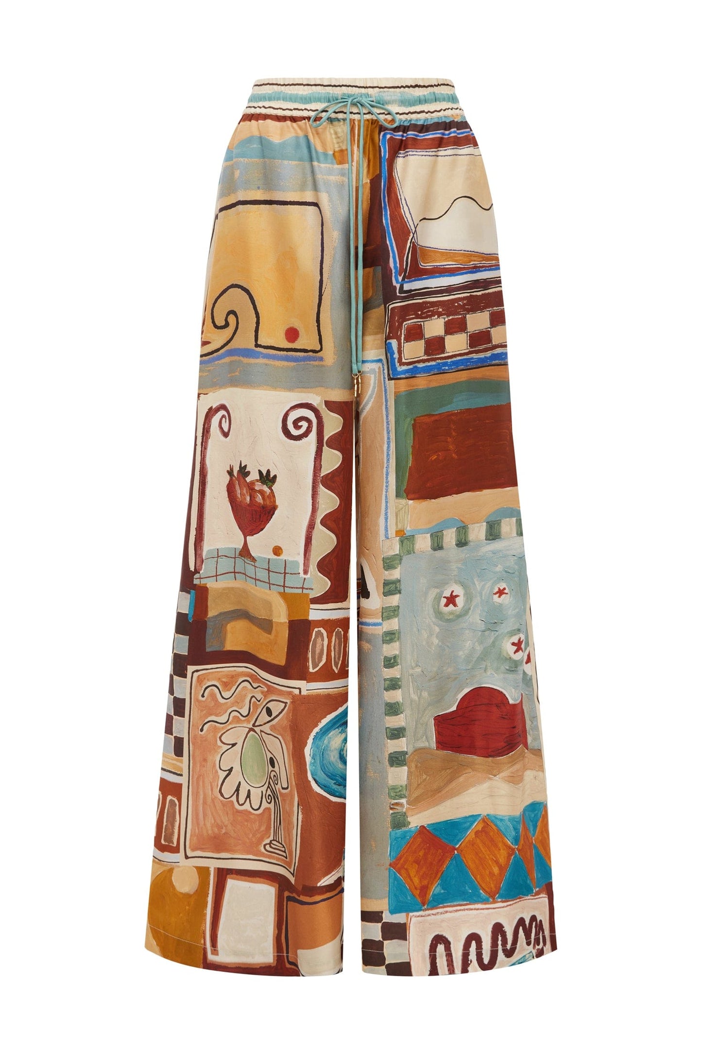 Alemais | Michelle Silk Pant - Multi