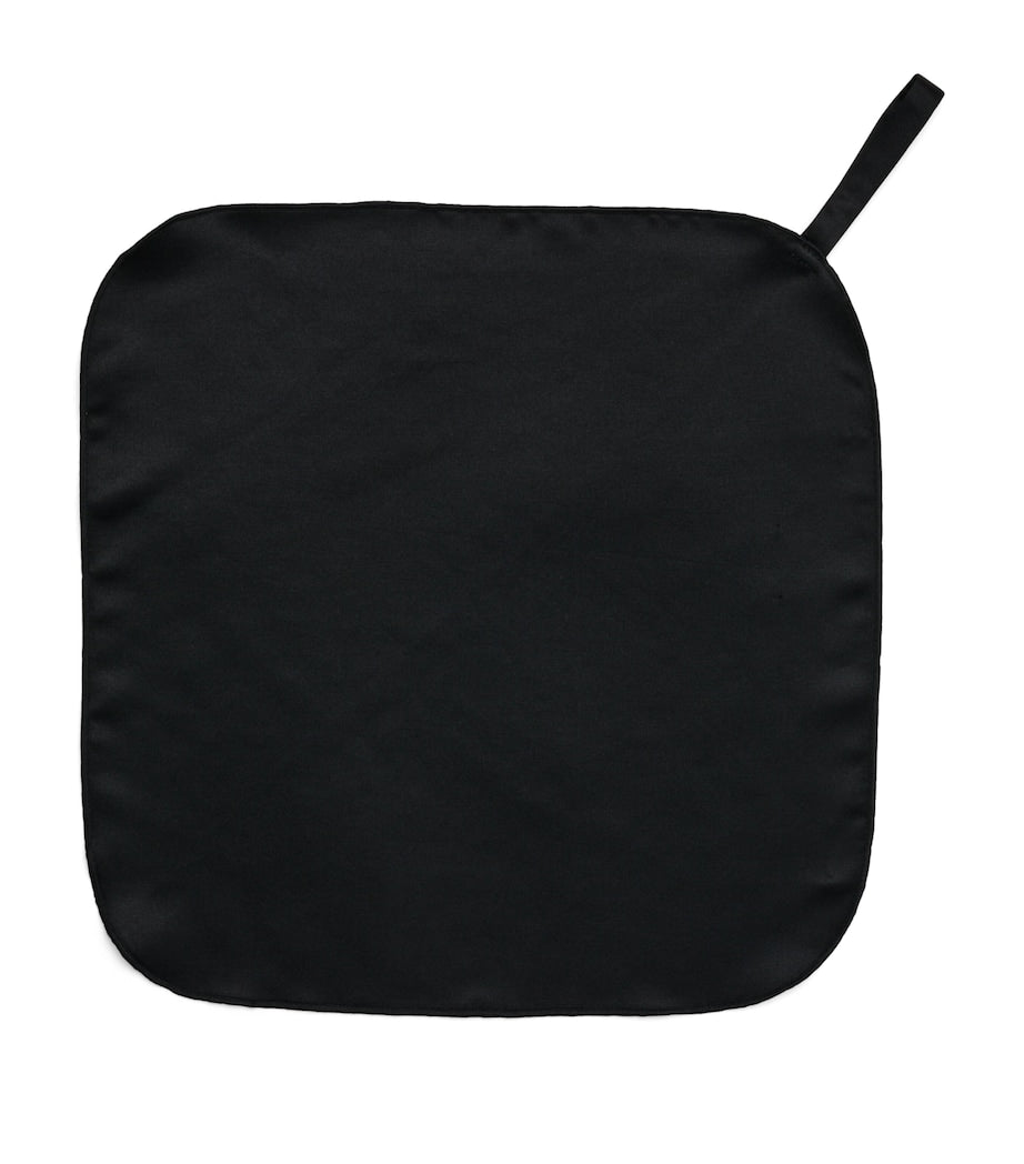 Hyoumankind | Hair Tie/Face Cloth Bundle - Silk Black
