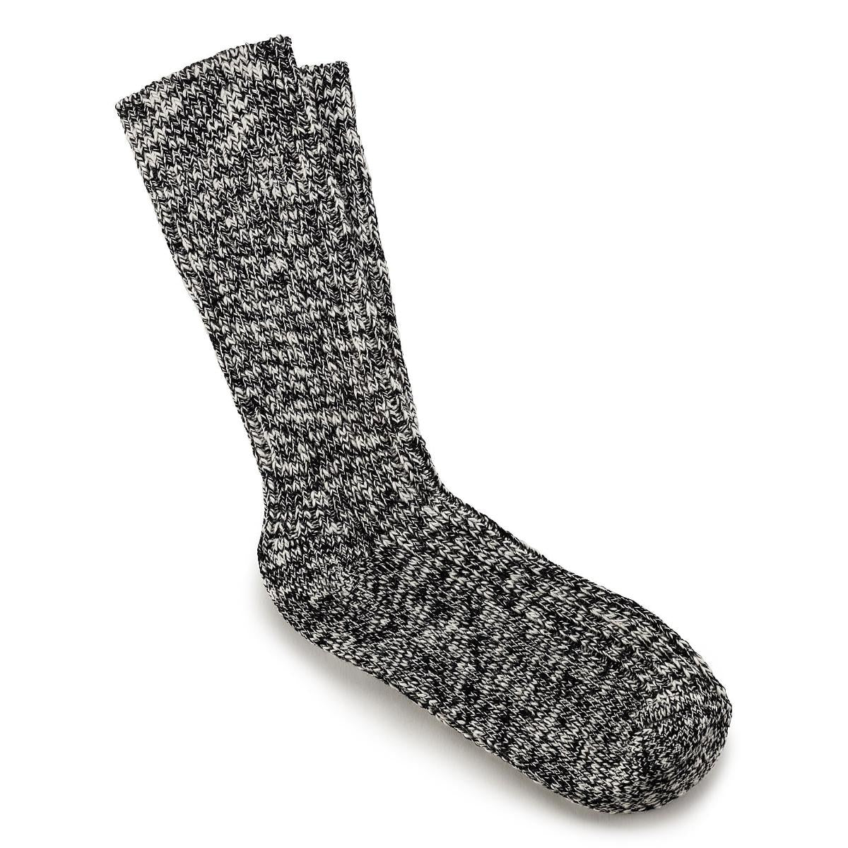 Birkenstock | Mens Cotton Slub Socks - Black/Grey
