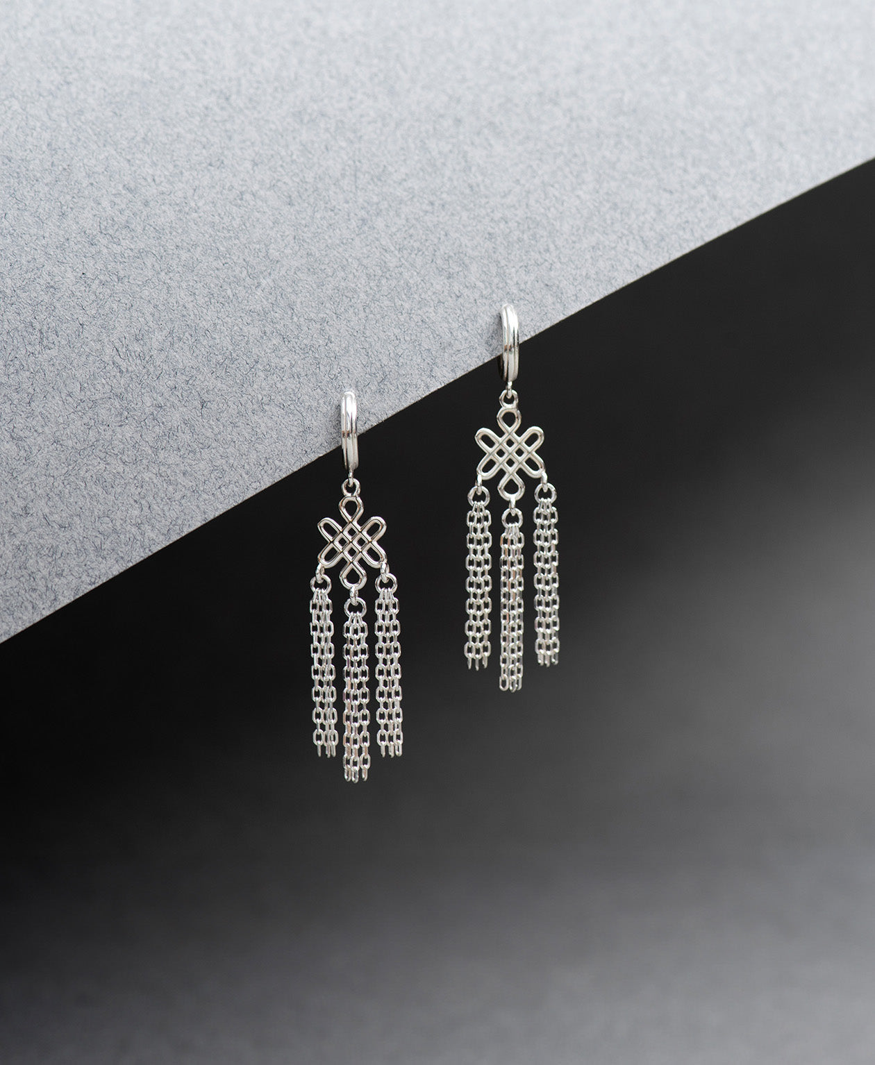 Zoe & Morgan | Ether Earrings - Silver
