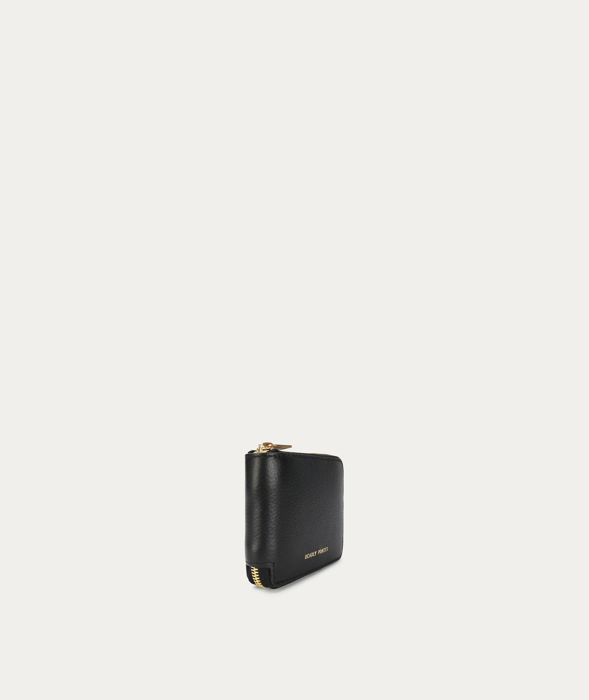 Deadly Ponies | Unisex Zip Wallet - Black / Brass