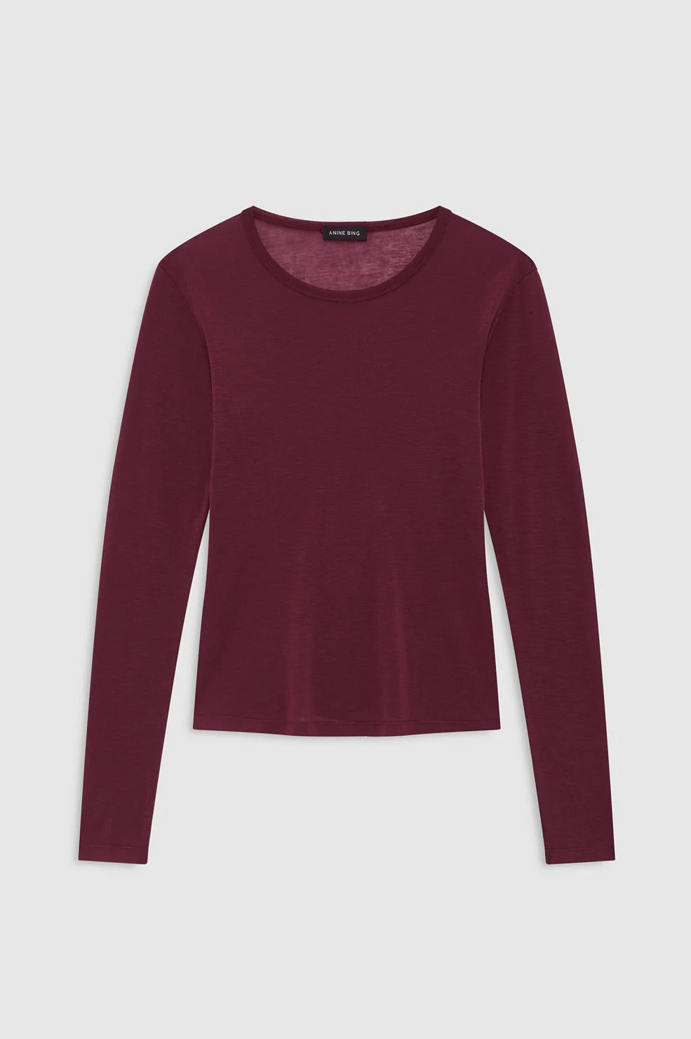 Anine Bing | Sylvie Long Sleeve Tee - Fig