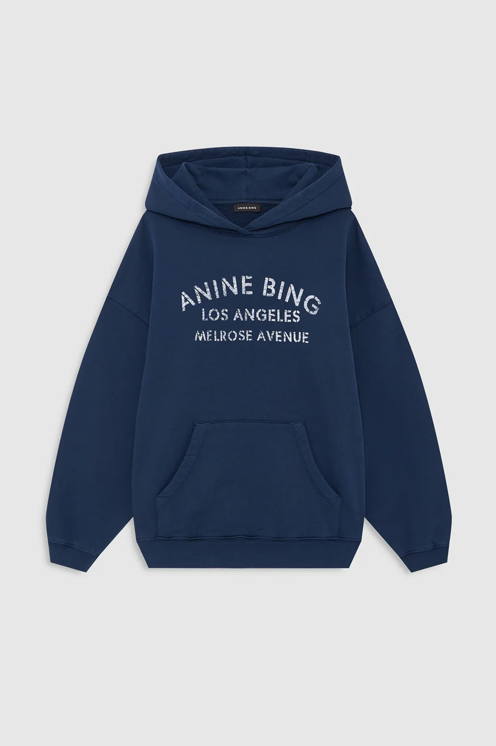 Anine Bing | Harvey Sweatshirt Melrose Stencil - Navy