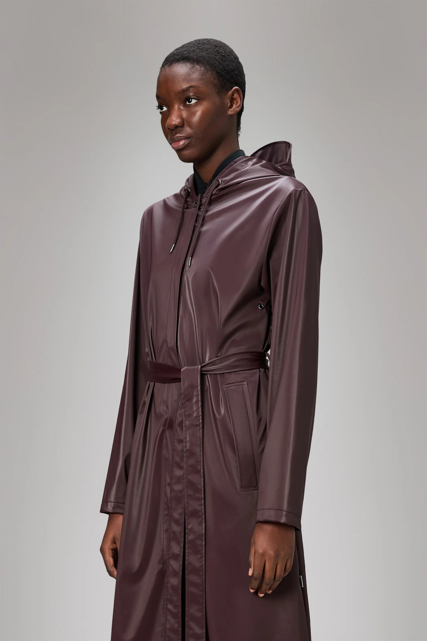 RAINS | A-Line Longer Jacket - Depth