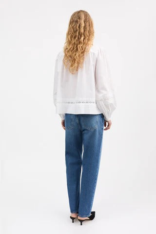 Skall Studio | Leaf Shirt - Optic White