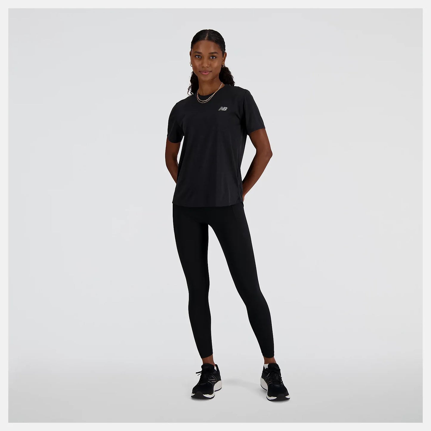 New Balance | Athletics Short Sleeve - Black Heather