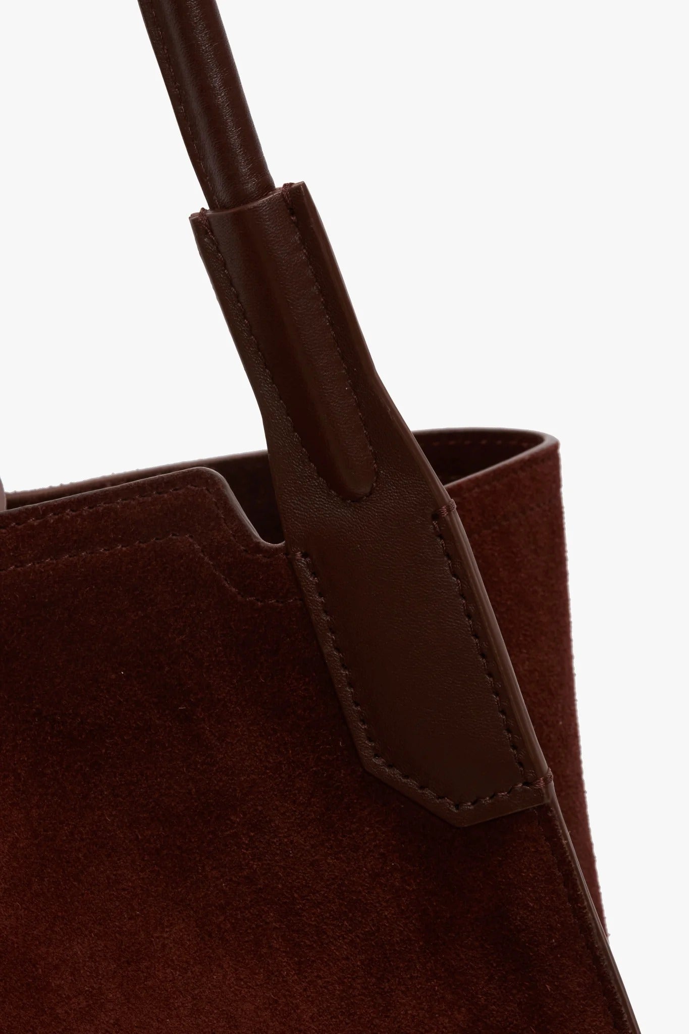 Victoria Beckham | The Victoria Soft Tote - Dark Brown Suede
