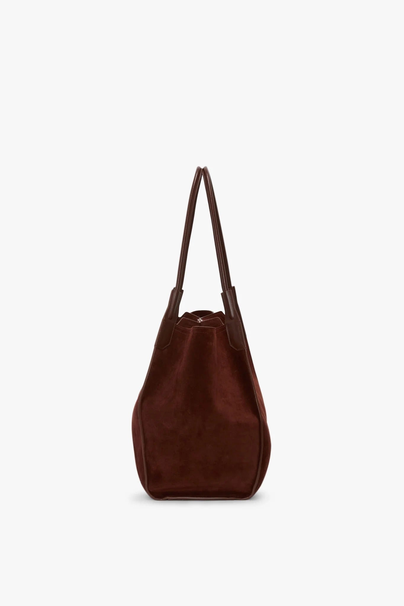 Victoria Beckham | The Victoria Soft Tote - Dark Brown Suede
