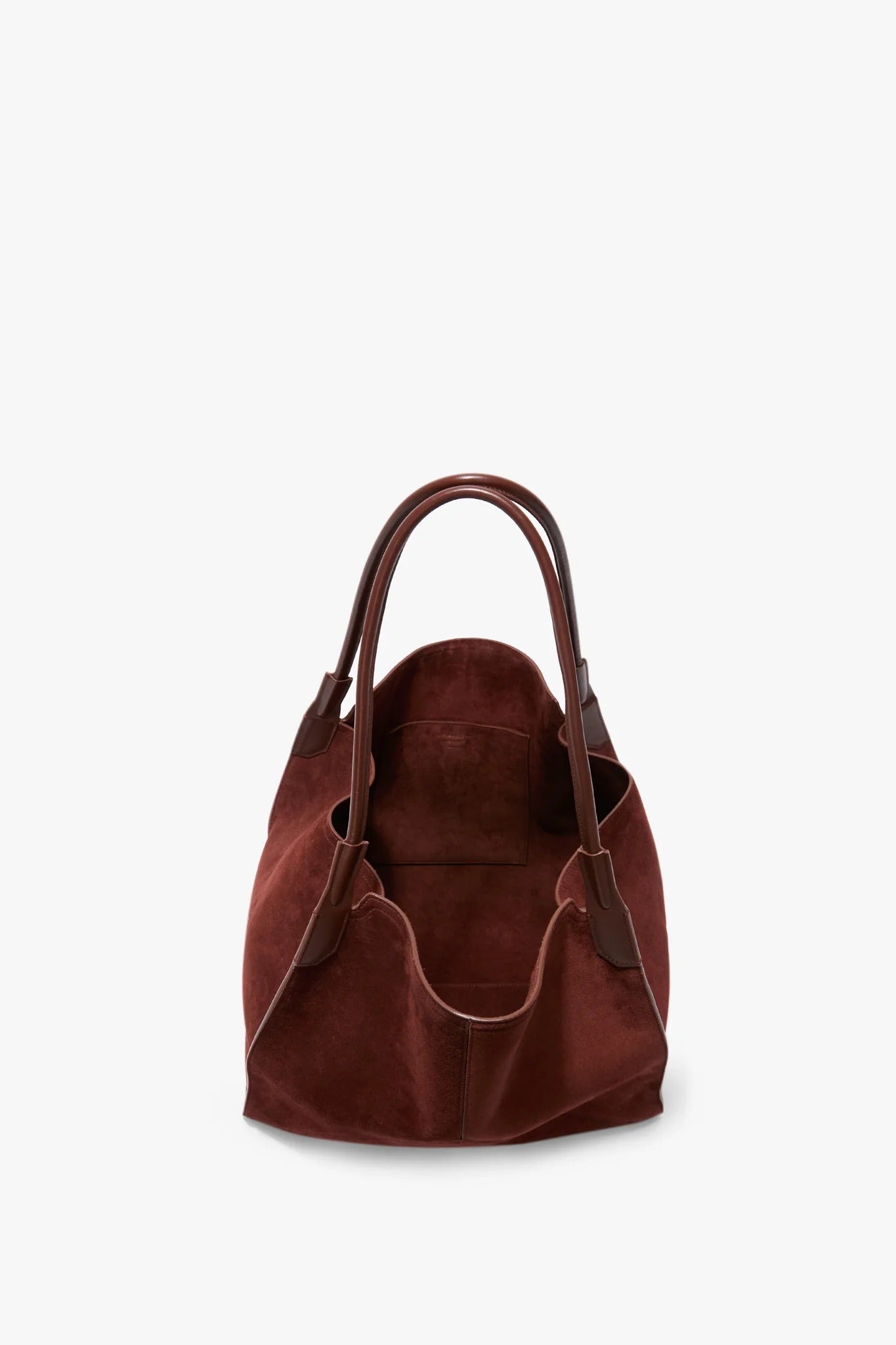 Victoria Beckham | The Victoria Soft Tote - Dark Brown Suede
