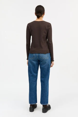 Skall Studio | Edie Cardigan - Dark Brown