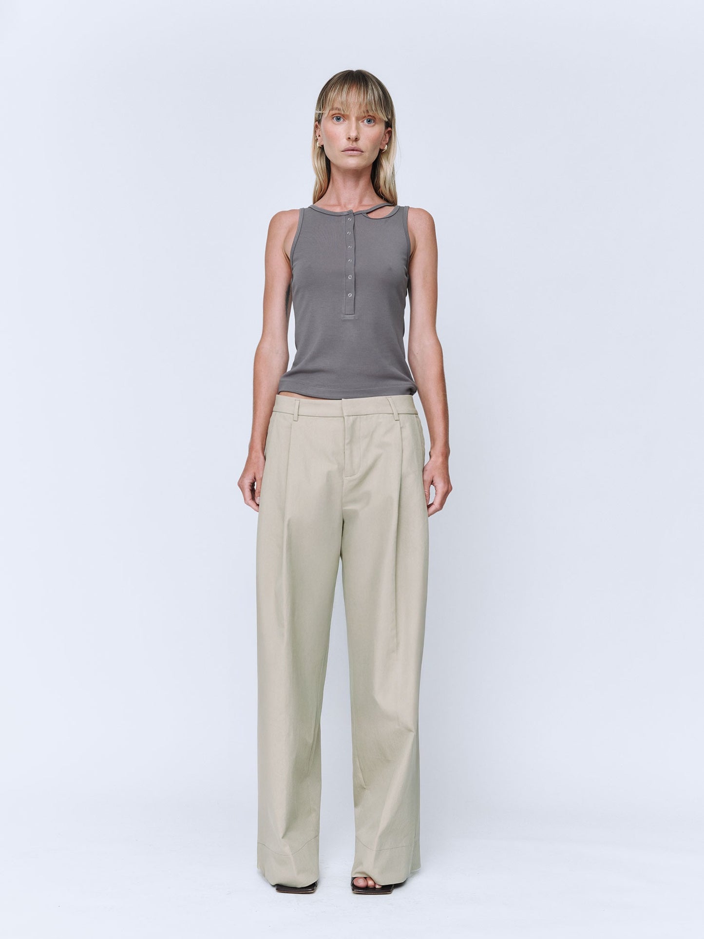 Wynn Hamlyn | Charlie Trouser - Taupe