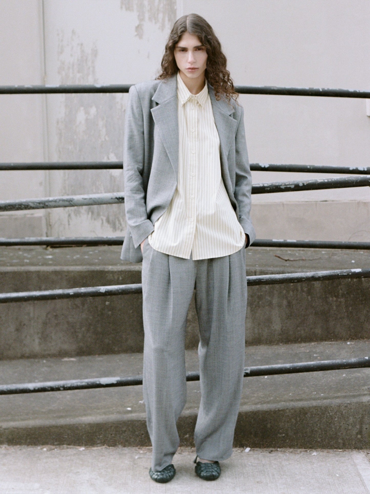 Wynn Hamlyn | Charlie Suiting Trouser - Black/White