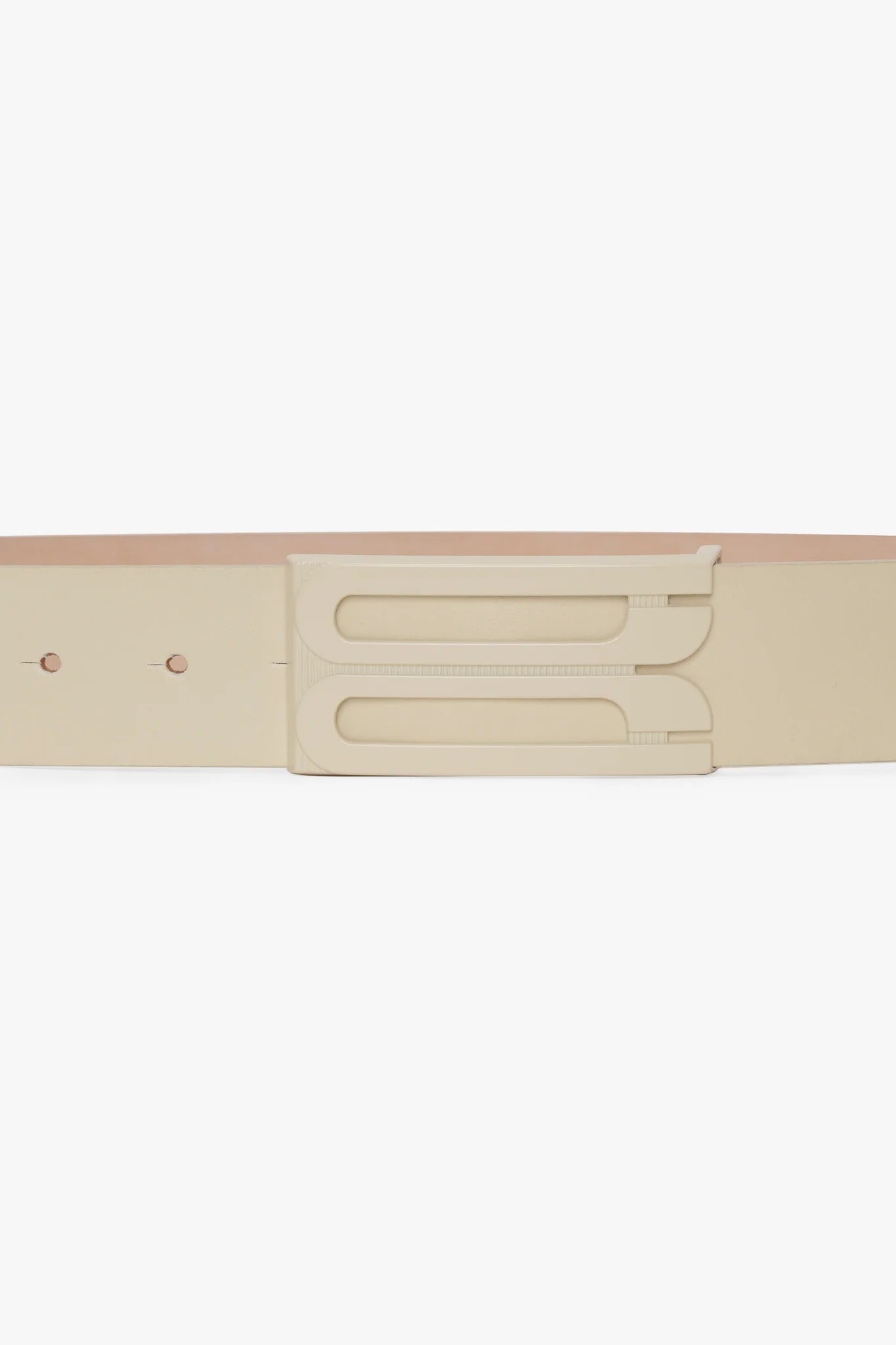 Victoria Beckham | Tonal Jumbo Frame Belt - Ivory