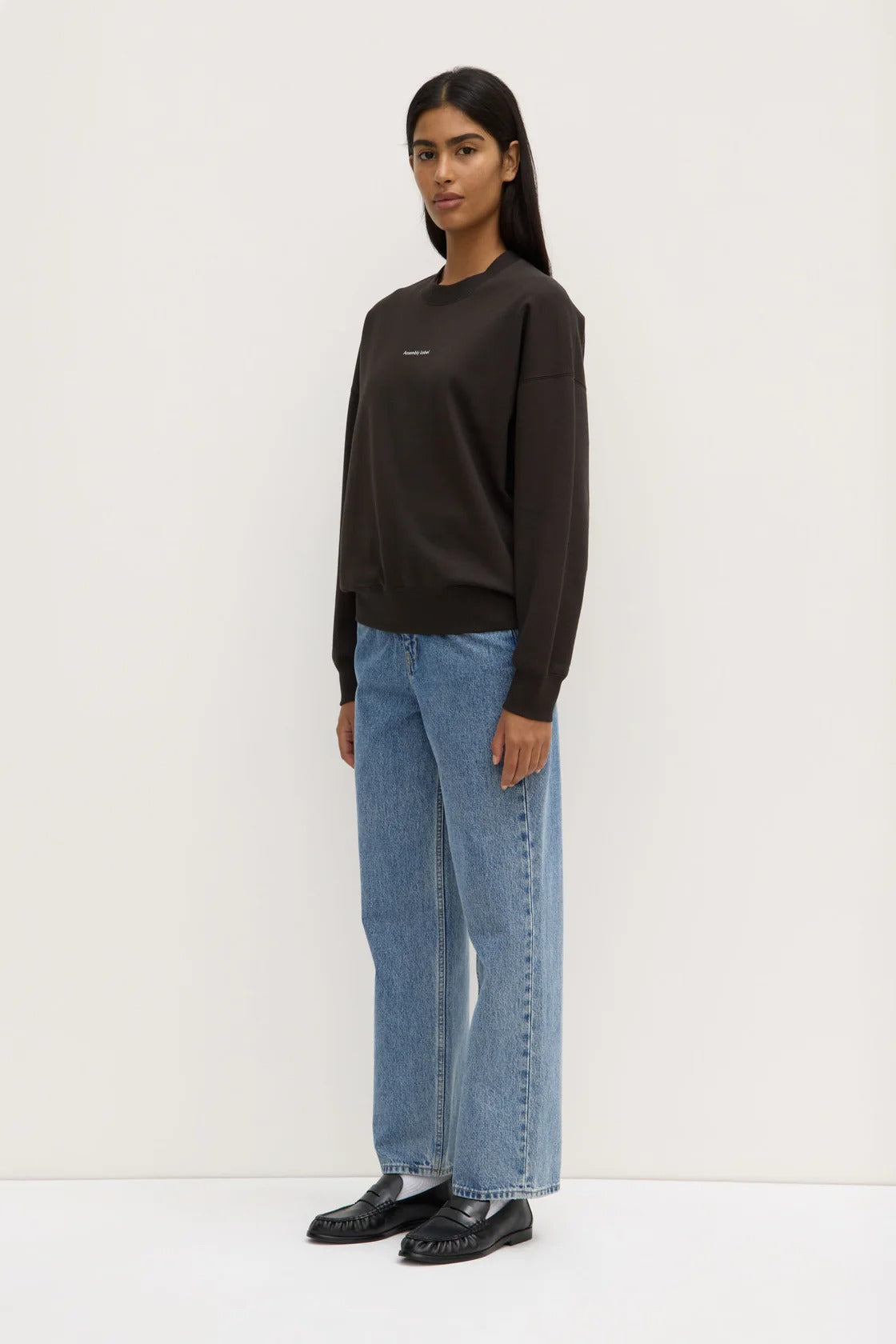 Assembly Label | Atelier Logo Fleece - Washed Black