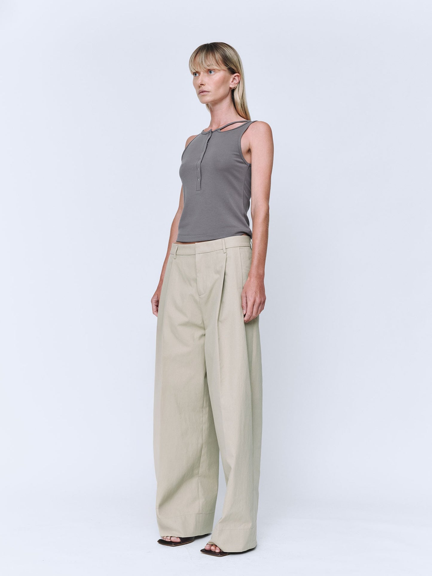 Wynn Hamlyn | Charlie Trouser - Taupe