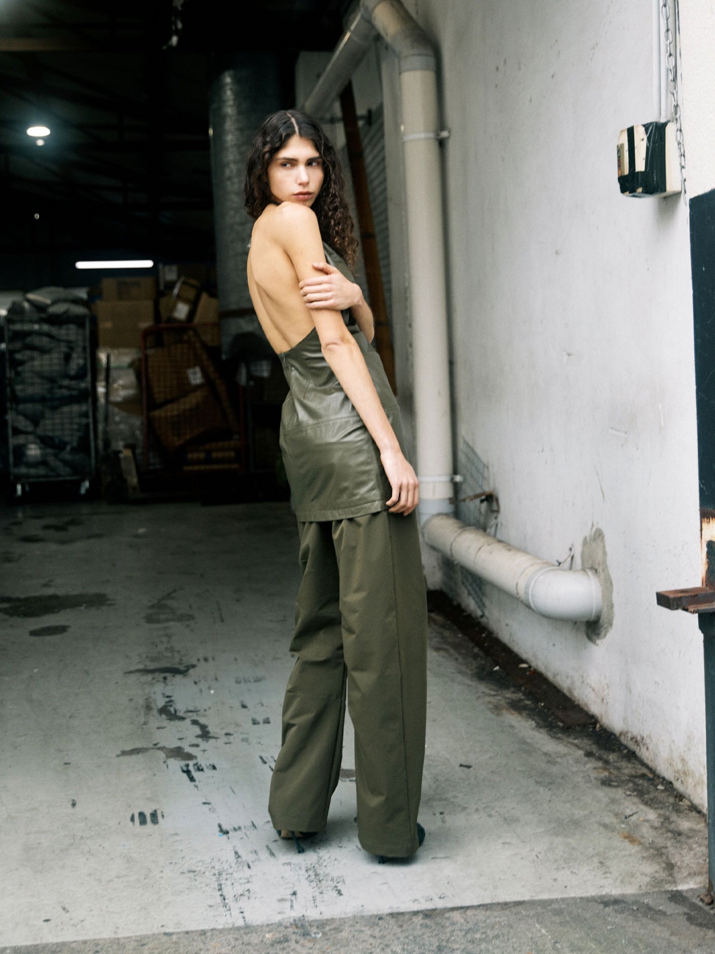 Wynn Hamlyn | Darted Trackpants - Khaki