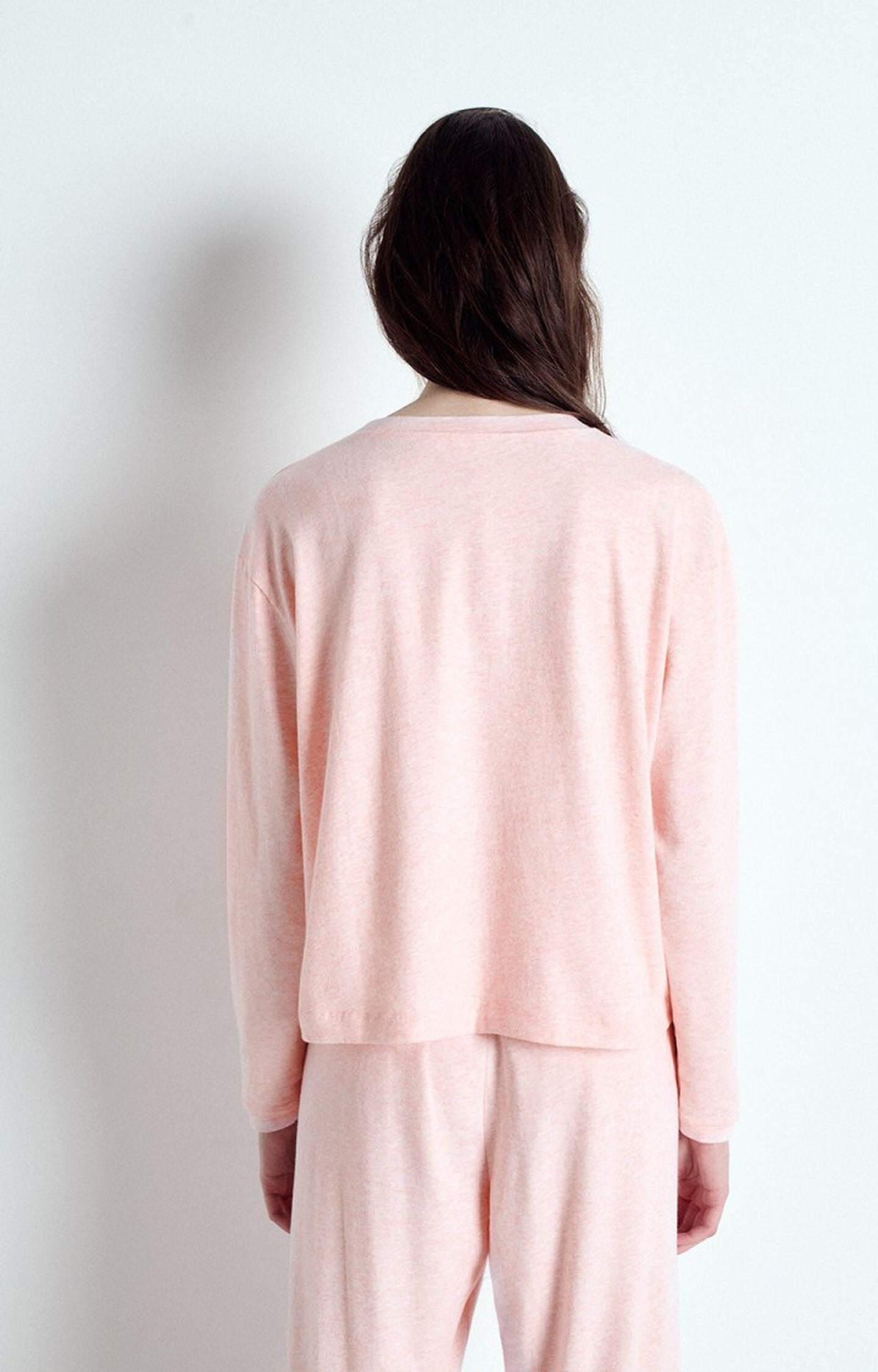 American Vintage | Ypawood L/S T.Shirt - Melange Glazing