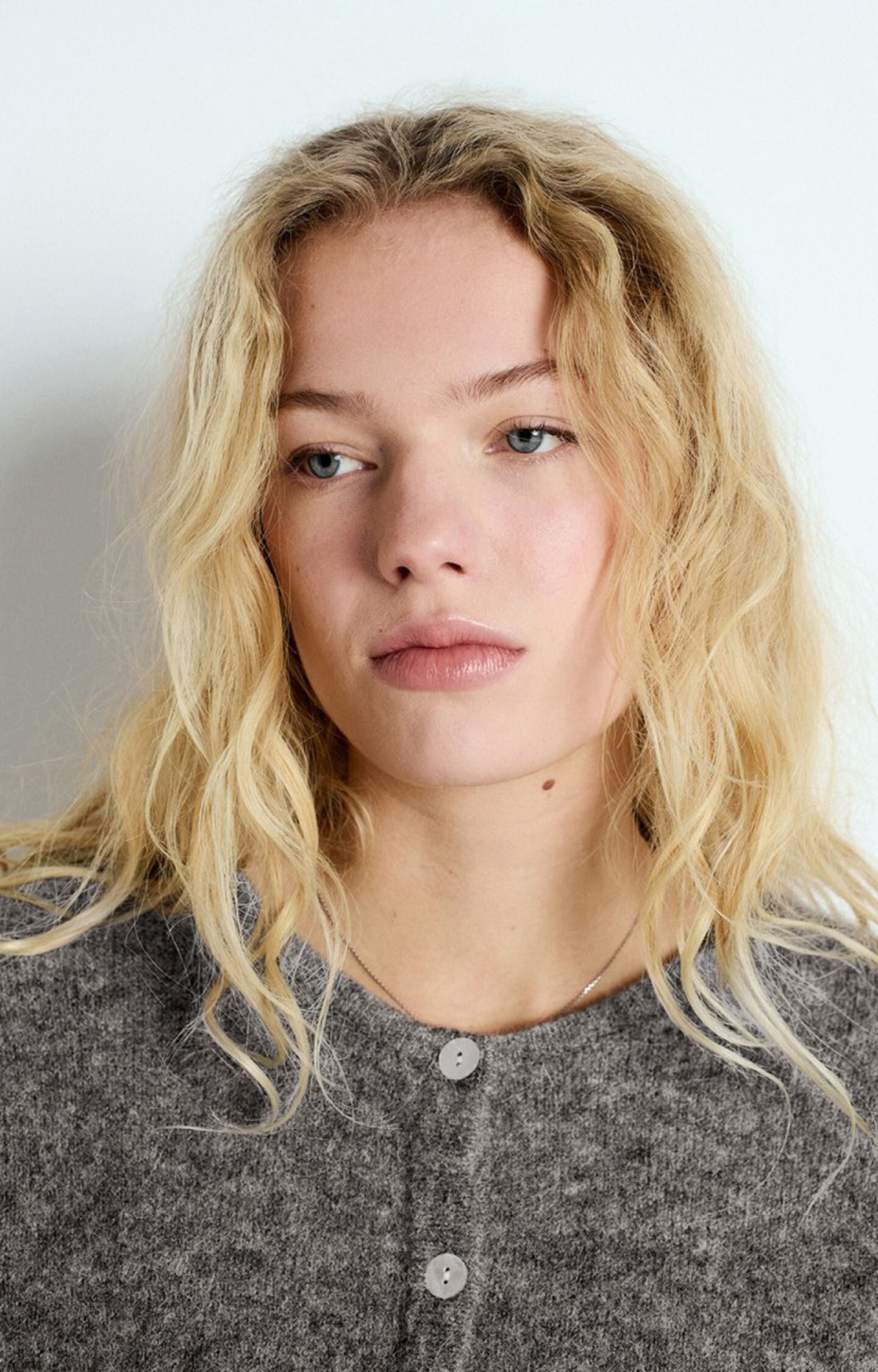 American Vintage | Cardigan Vitow - Melange Steel
