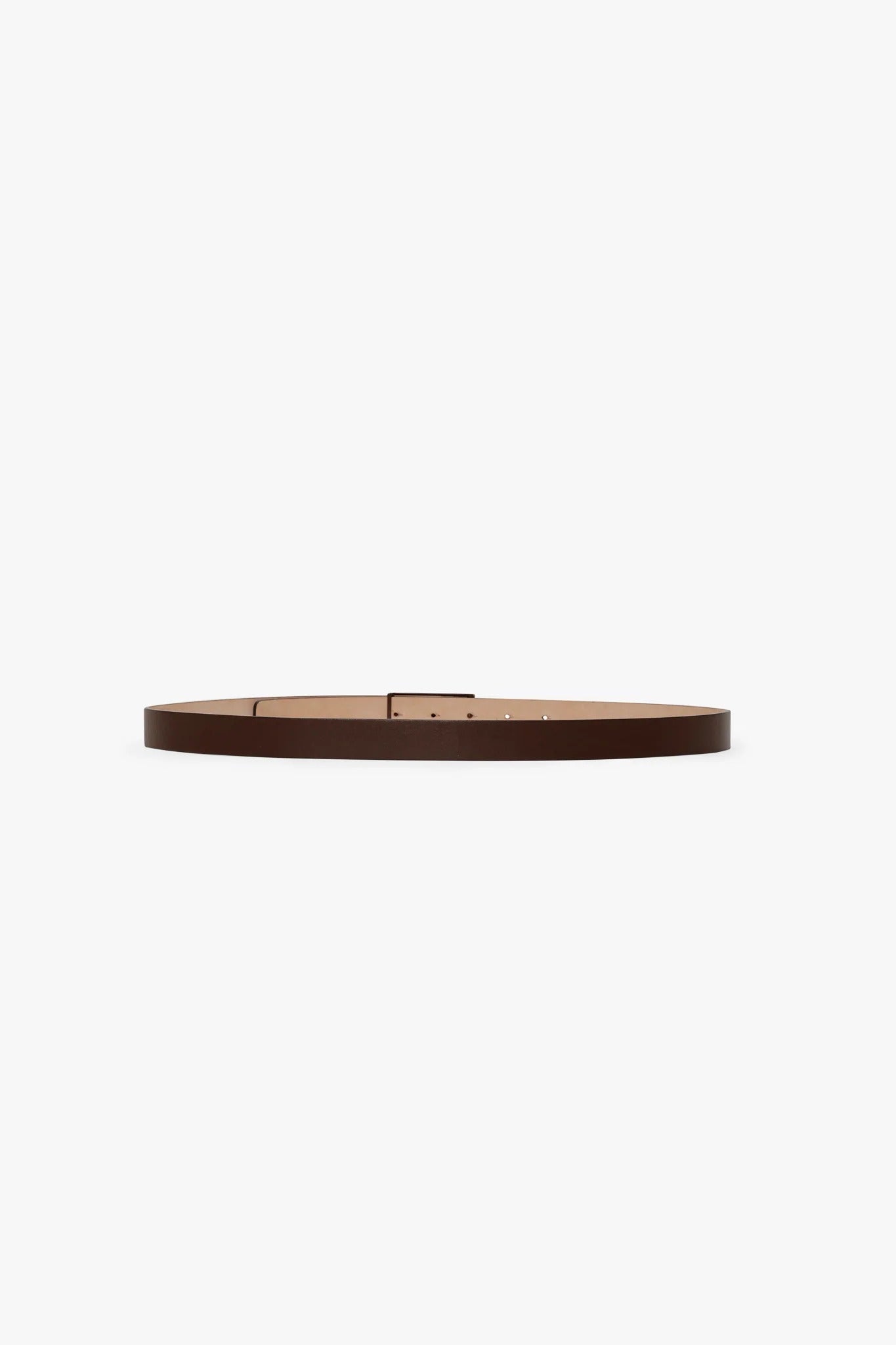 Victoria Beckham | Tonal Frame Belt - Dark Brown