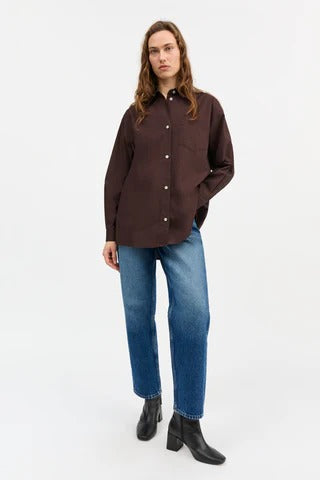 Skall Studio | Edgar Shirt - Dark Brown