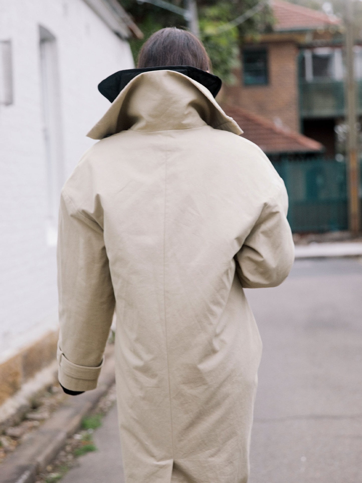 Wynn Hamlyn | Quilted Trench Coat - Taupe