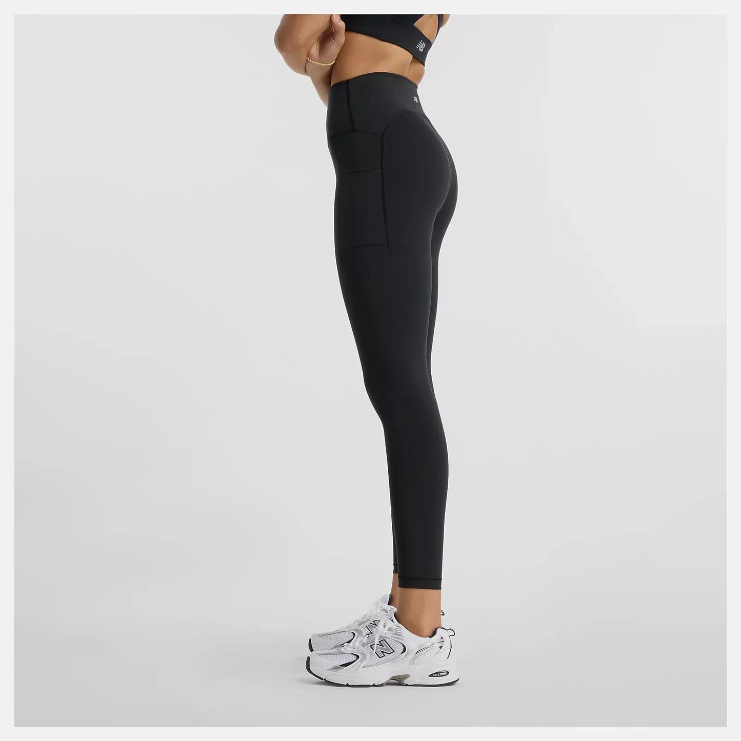 New Balance | Sleek Pocket High Rise Legging 25 Inch - Black