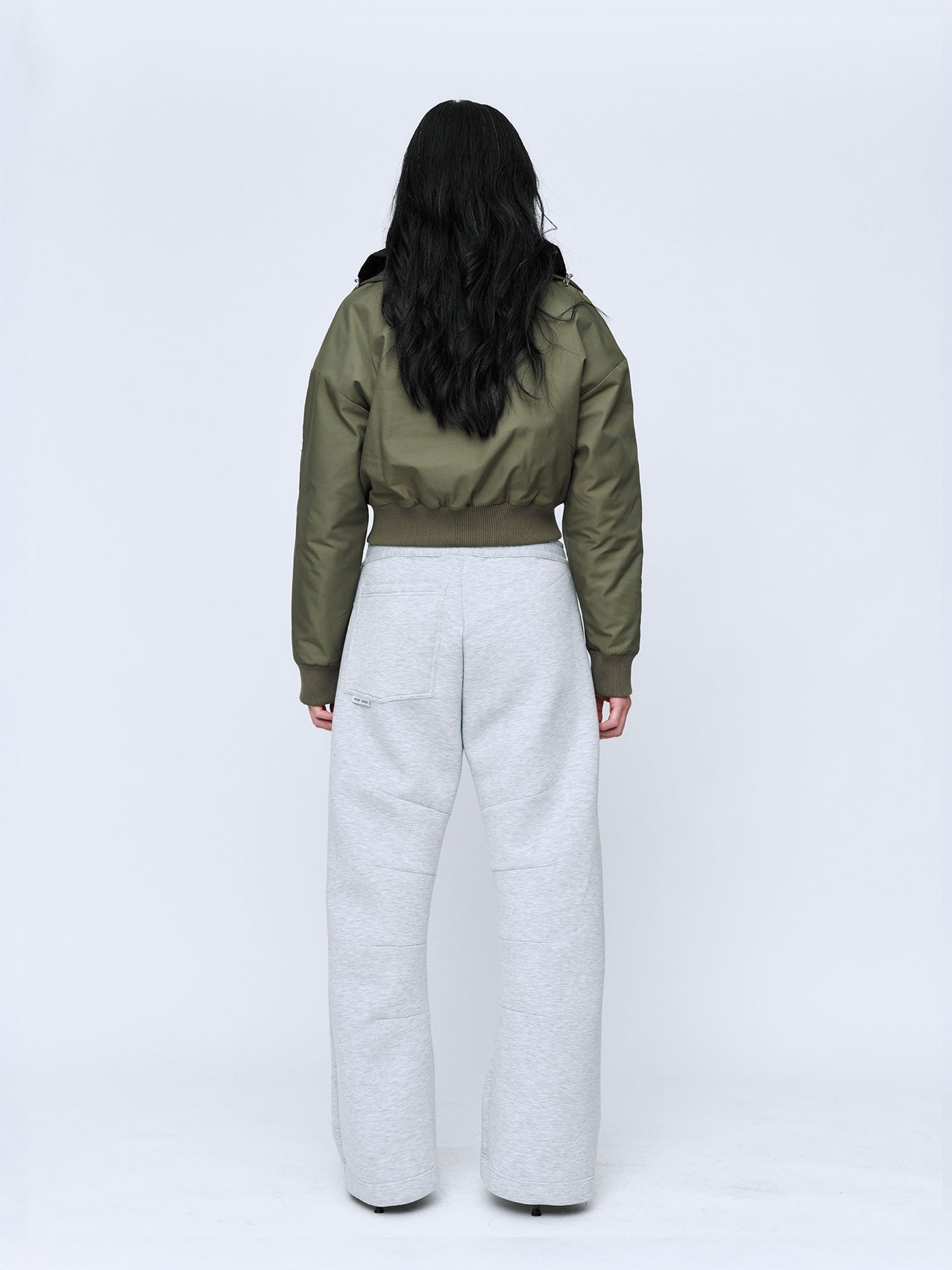 Wynn Hamlyn | Quilted Bomber Jacket - Khaki