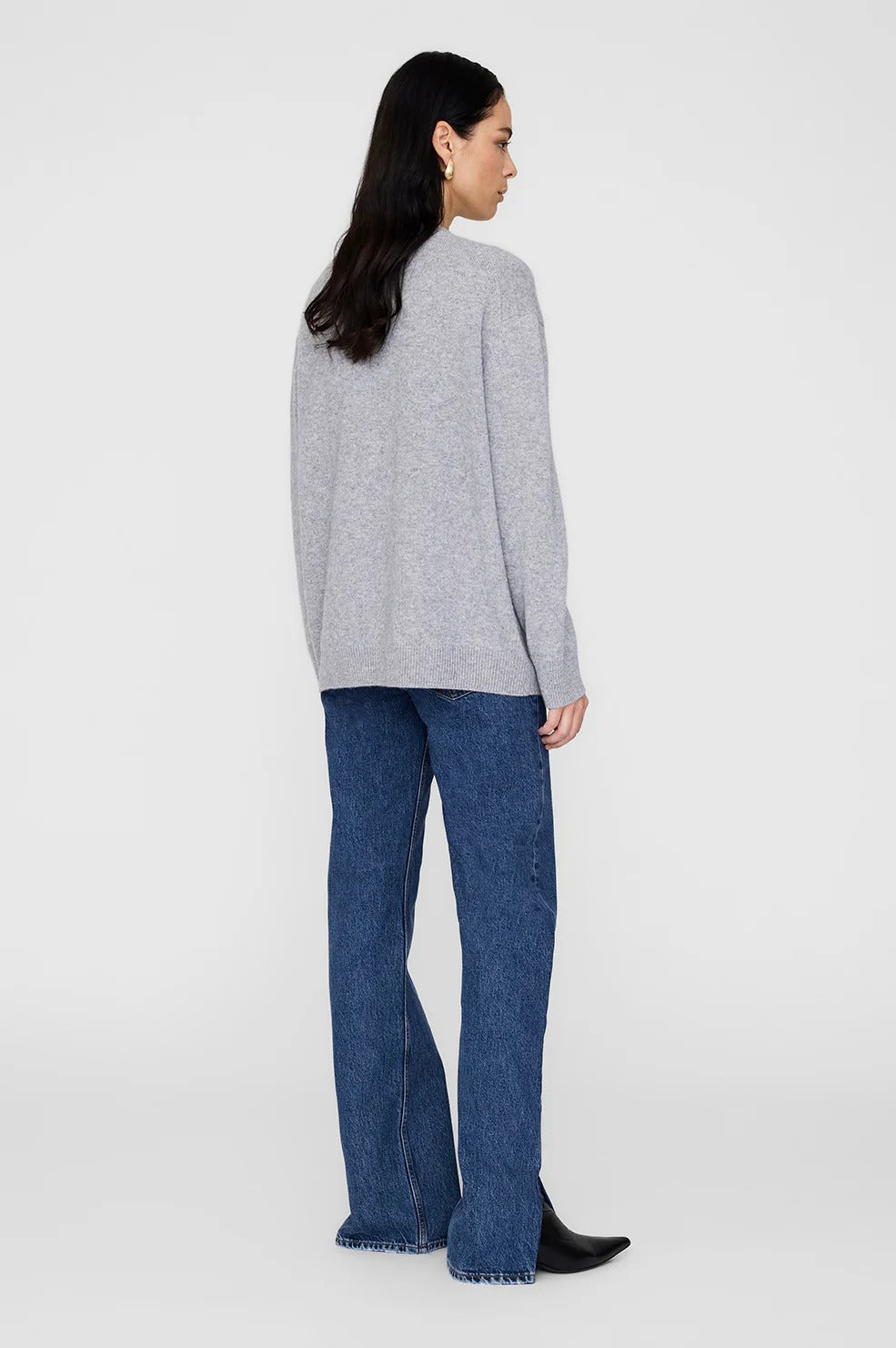 Anine Bing | Jackson Cardigan - Medium Heather Grey