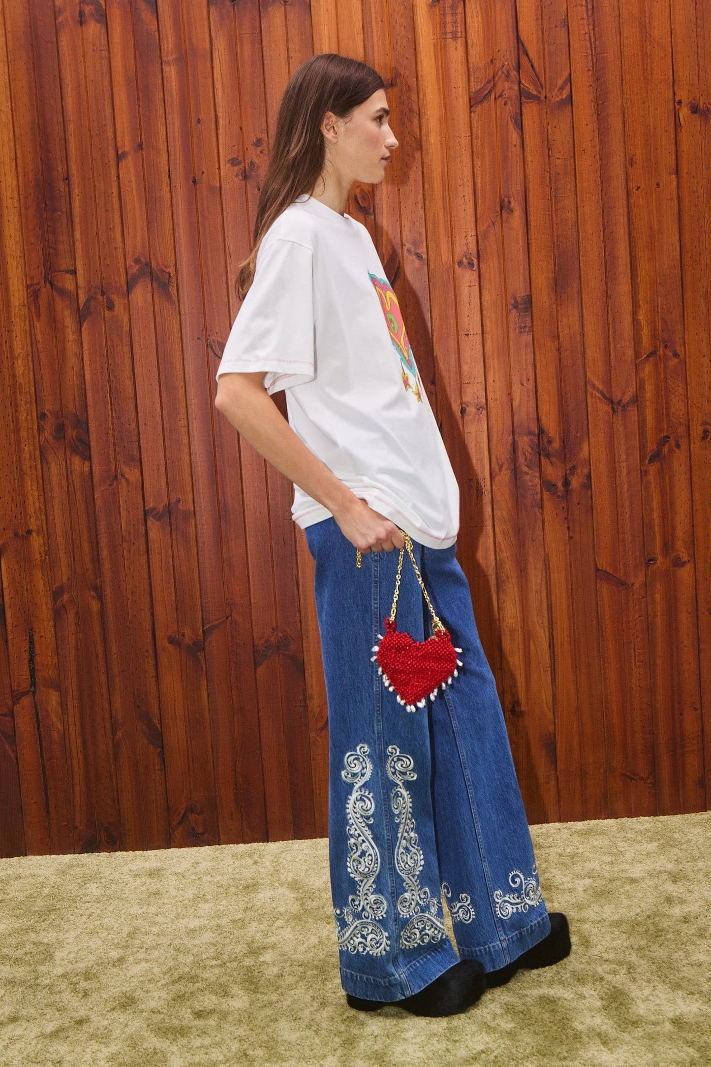 Alemais | Contessa Heart Tee - Multi