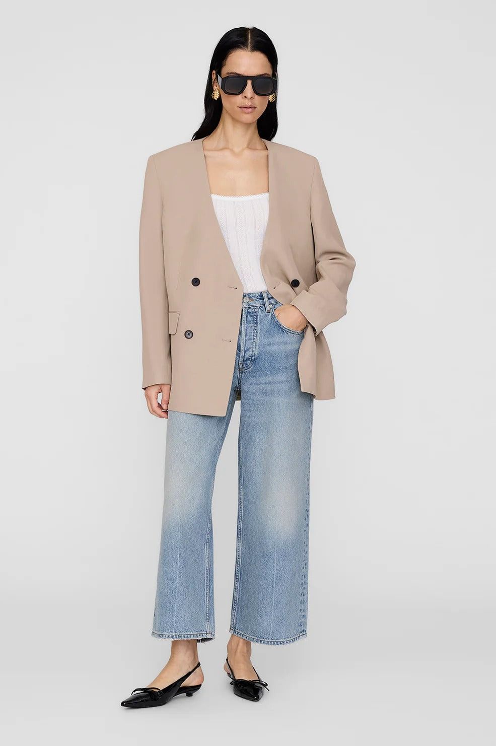 Anine Bing | Maron Blazer - Fawn