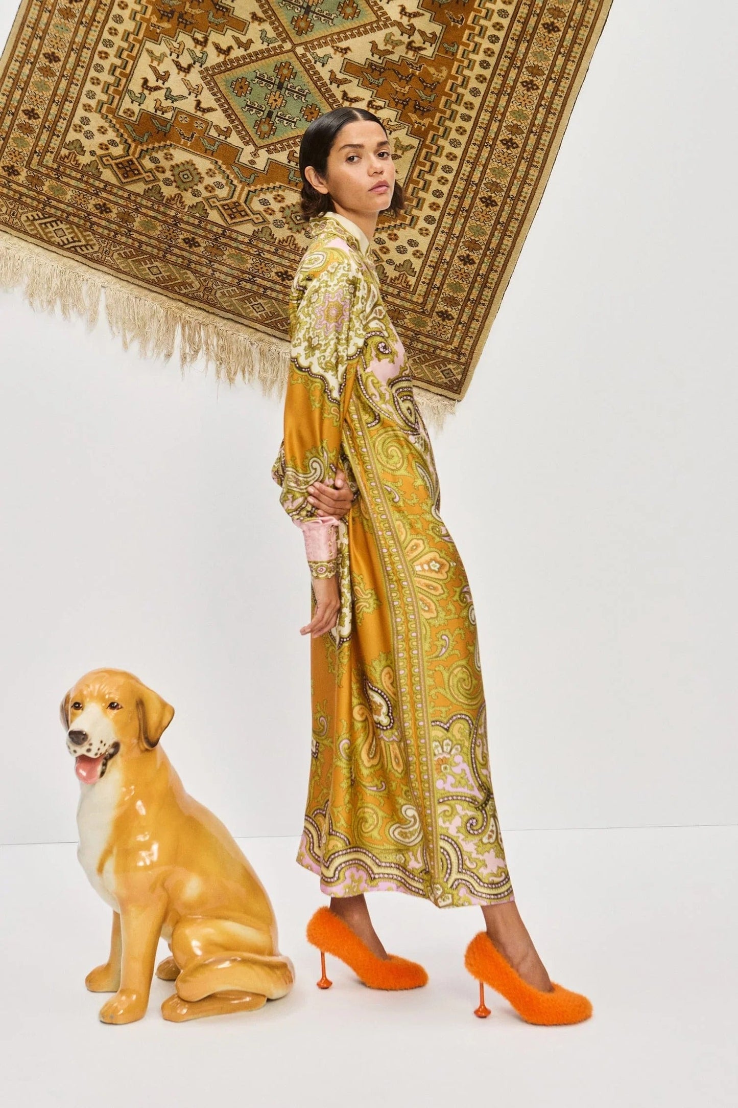 Alemais | Clemenza Silk Shirtdress - Multi