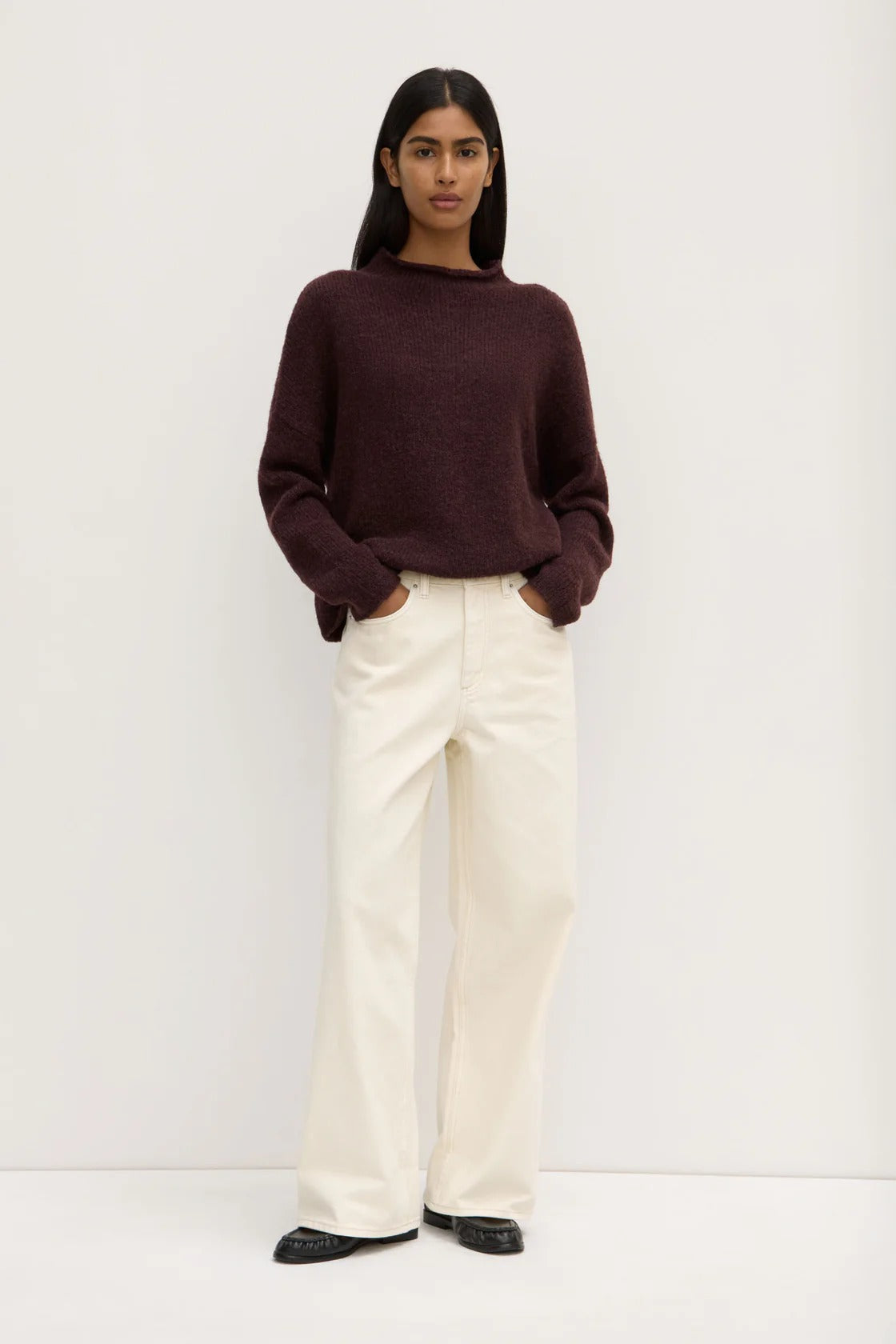 Assembly Label | Apolline Knit - Burgundy