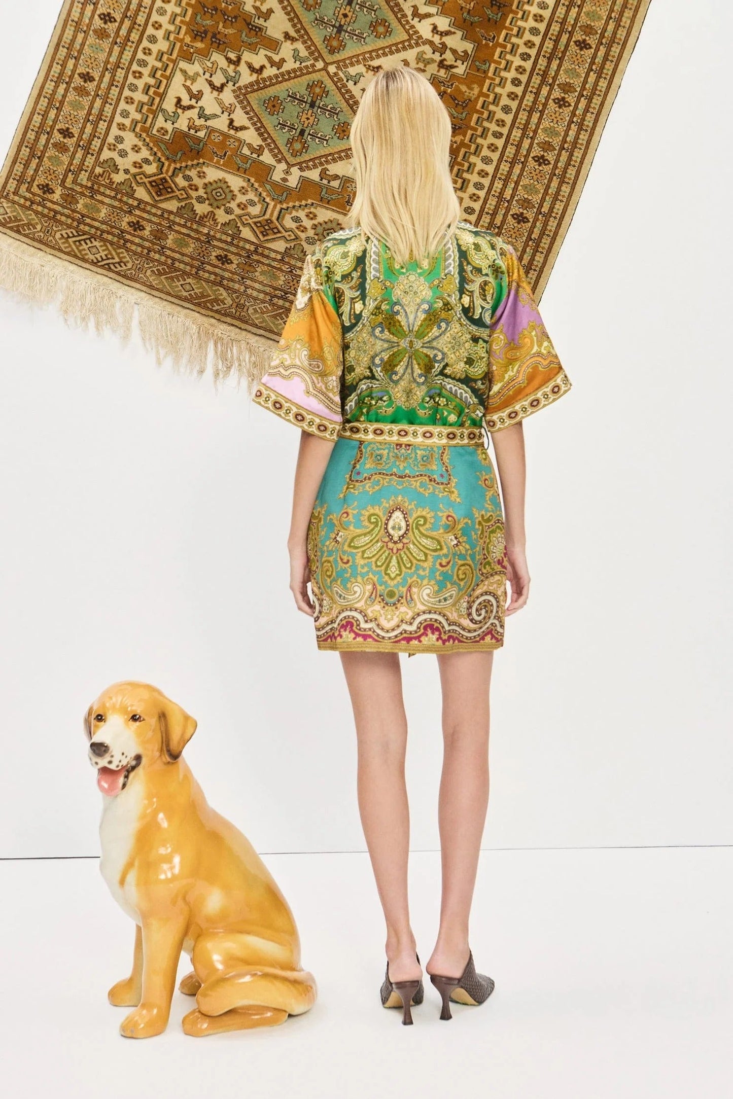 Alemais | Clemenza Spliced Mini Dress - Multi