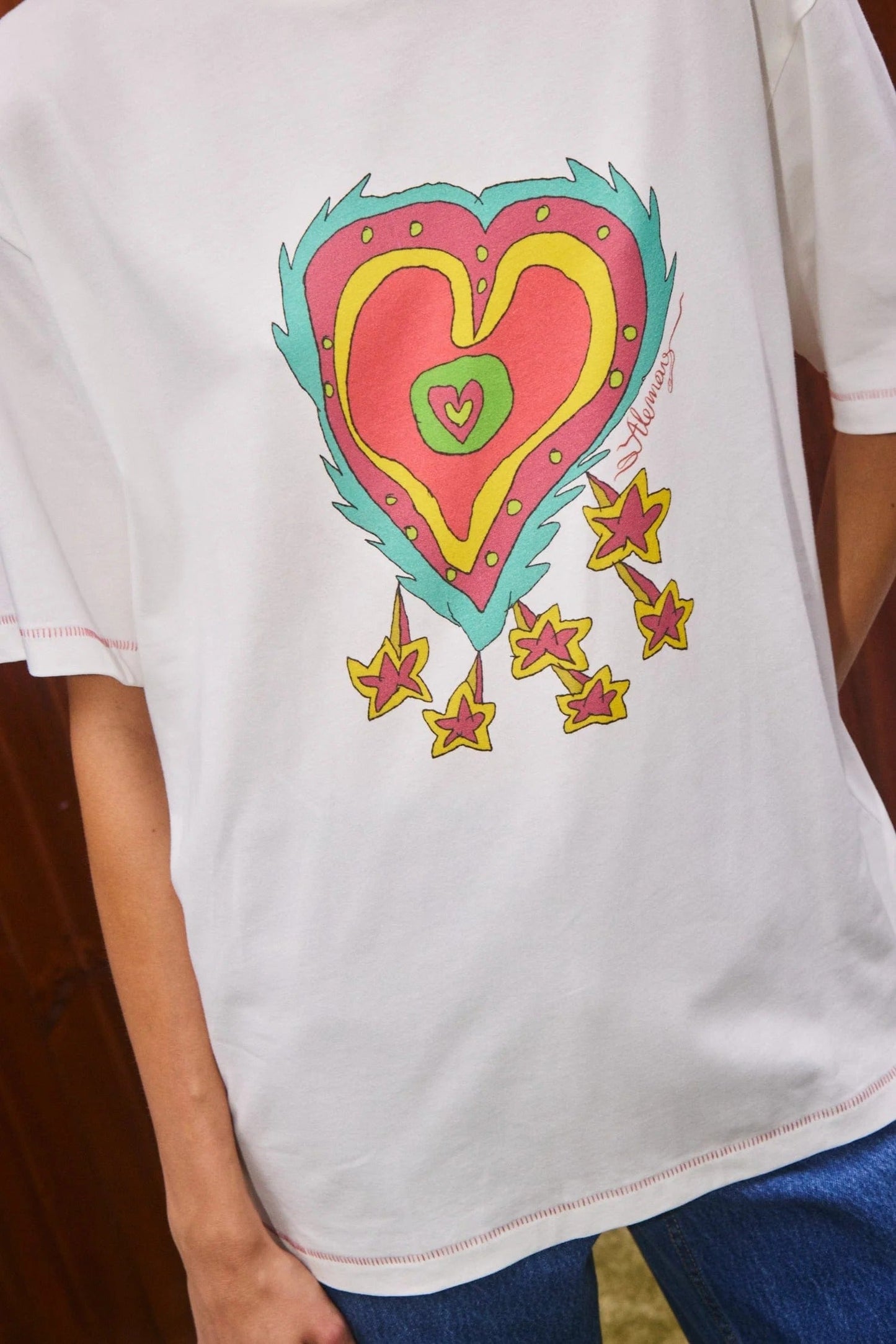 Alemais | Contessa Heart Tee - Multi