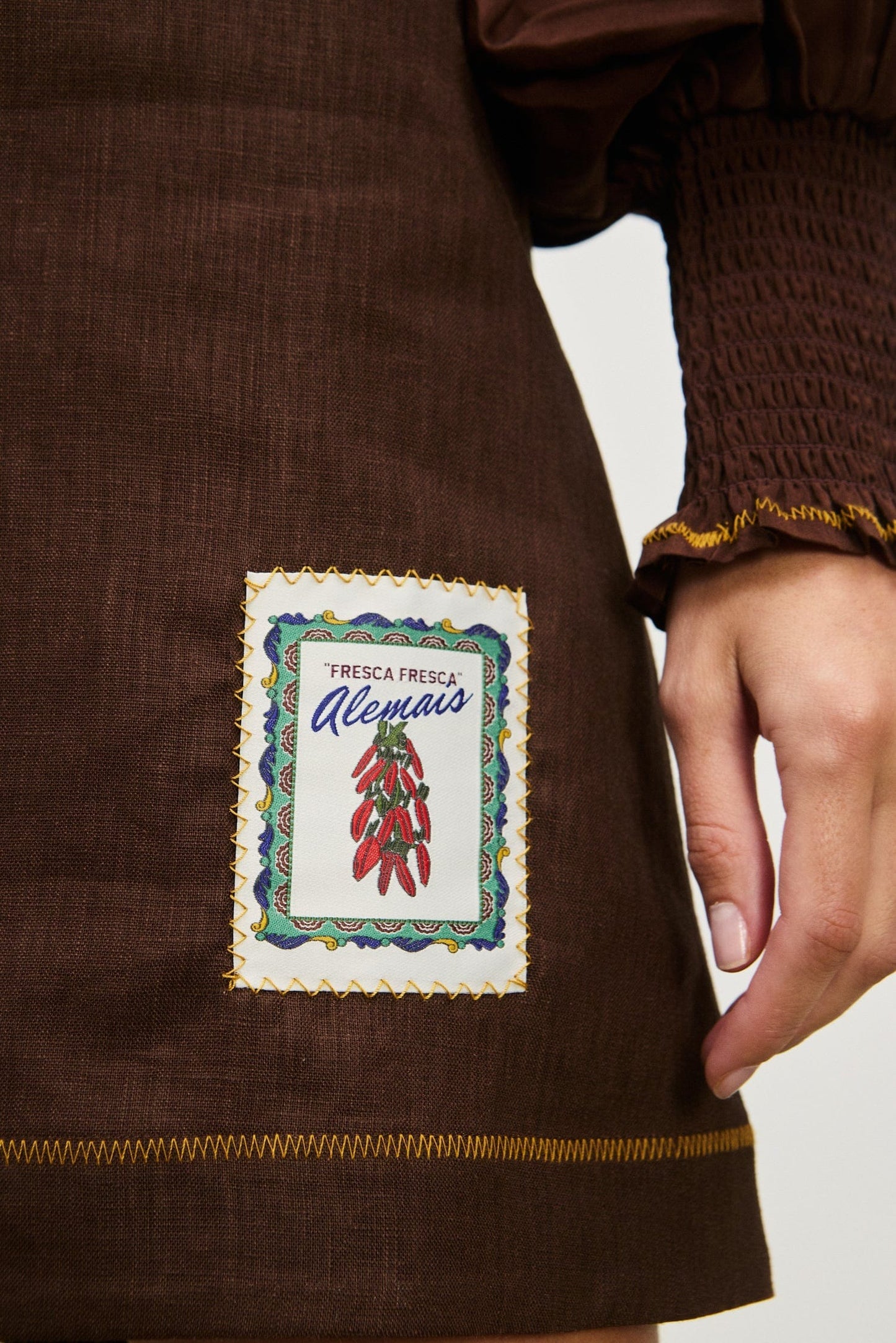 Alemais | Vito Skirt - Chocolate