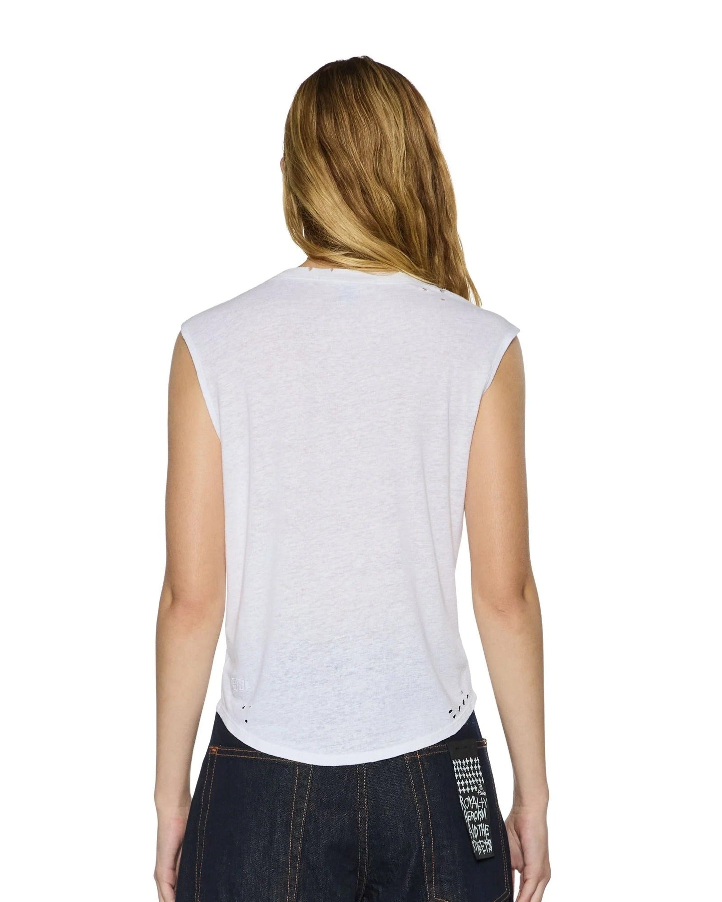 Ksubi | Motor Oil Moss Tank - White