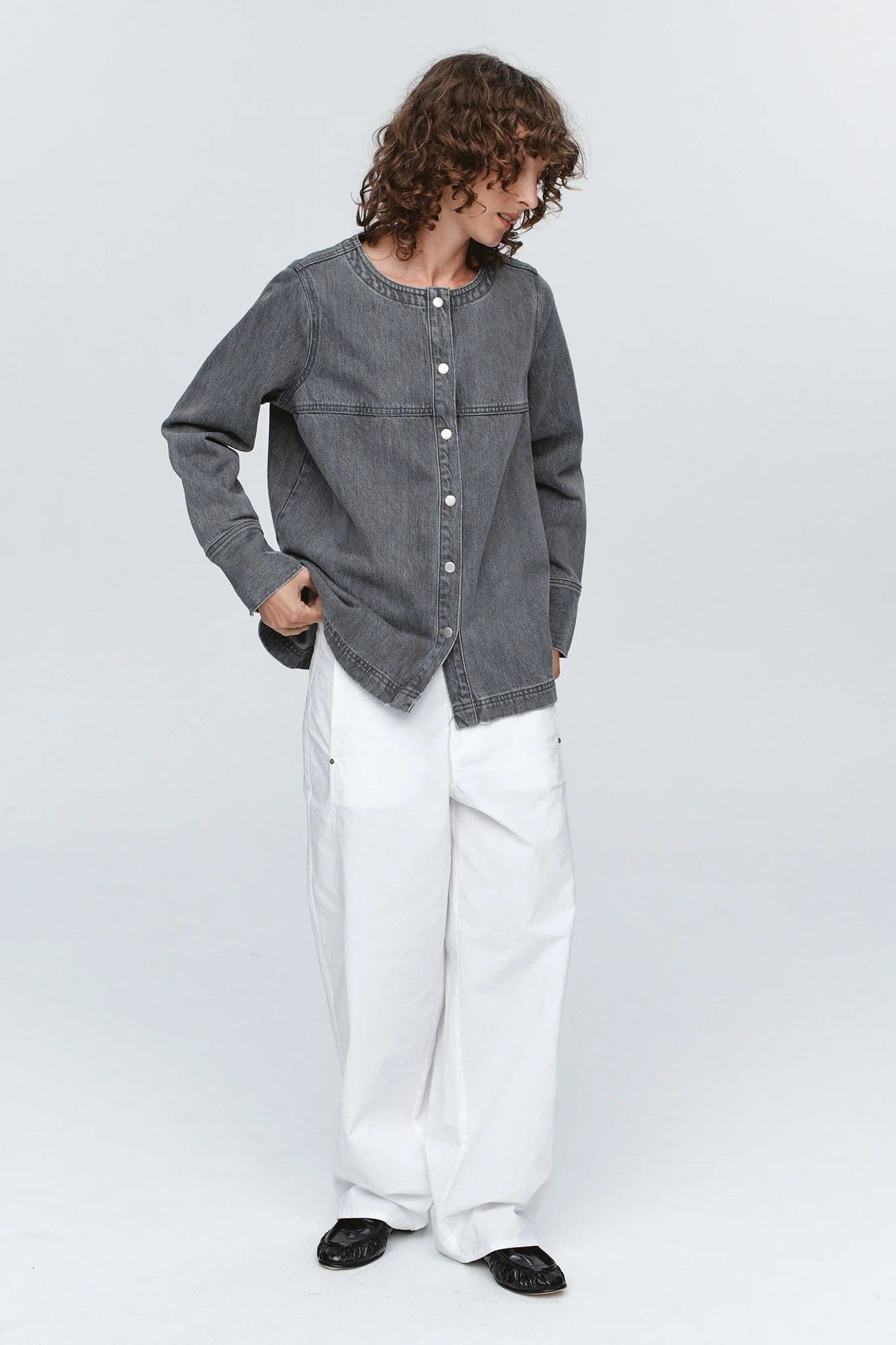 Marle | Seam Shirt - Stone
