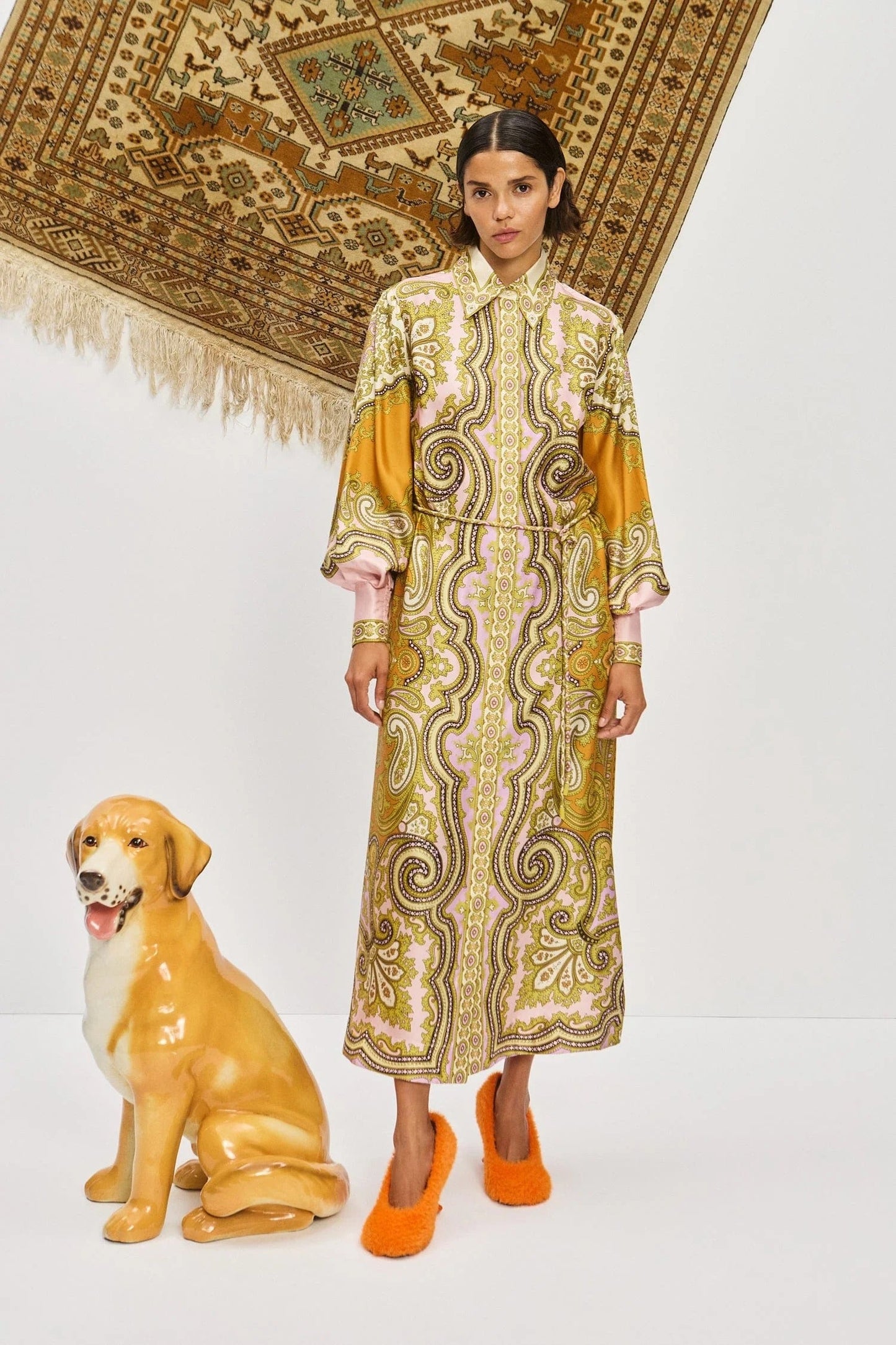 Alemais | Clemenza Silk Shirtdress - Multi