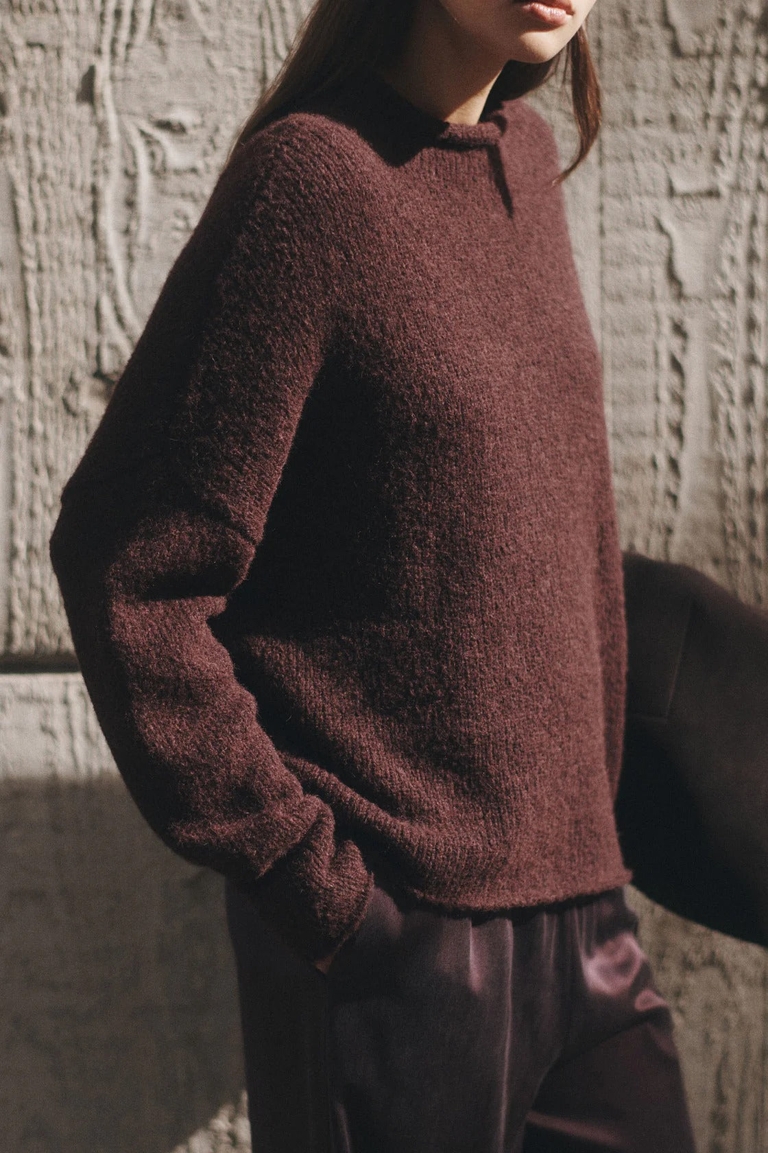 Assembly Label | Apolline Knit - Burgundy