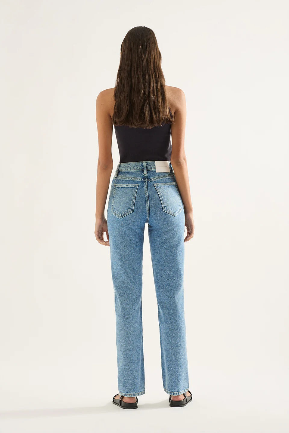 Outland Denim | Zoe High Straight Jean - Cadence Blue