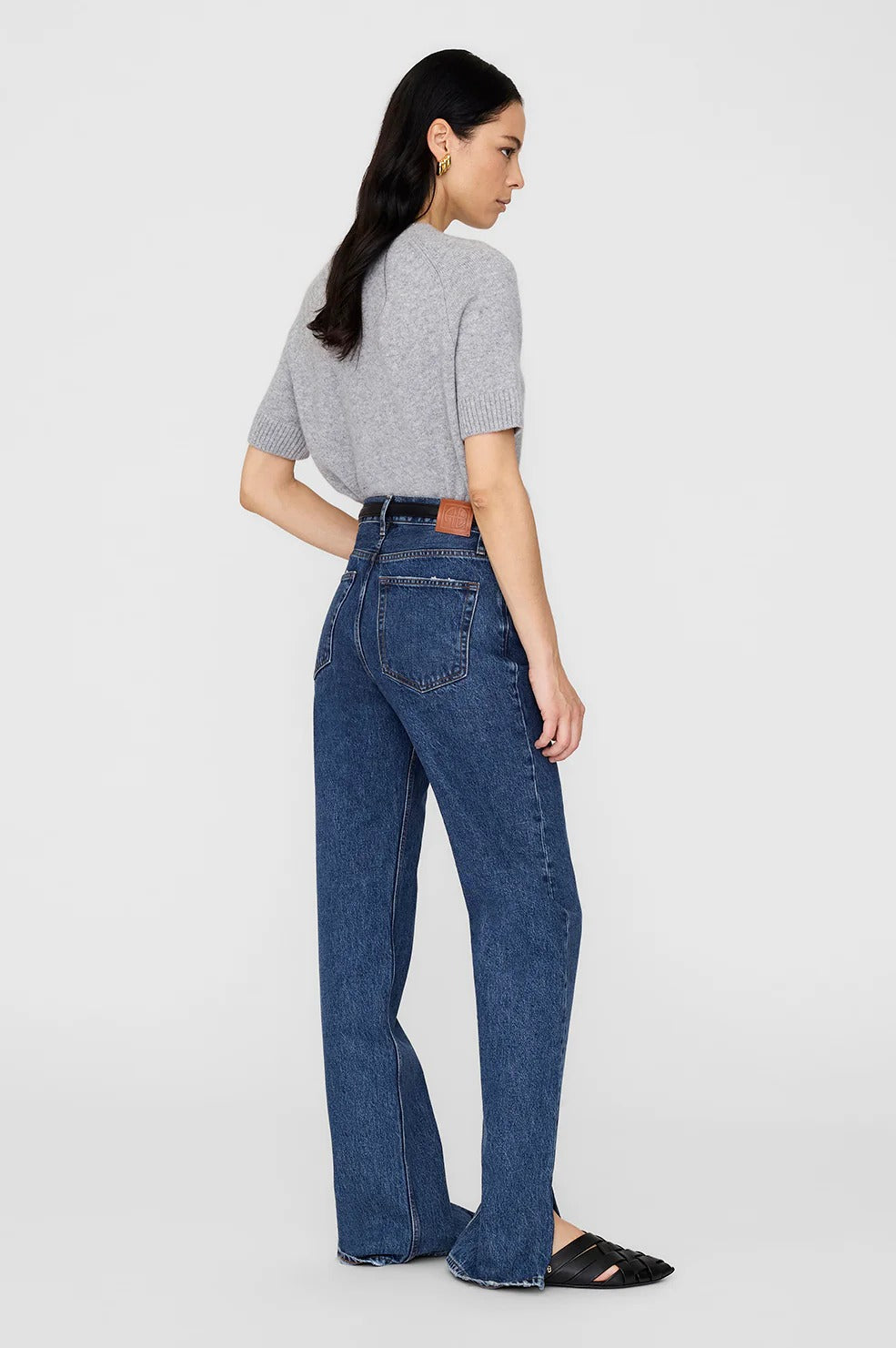 Anine Bing | Jackson Sweater - Medium Heather Grey