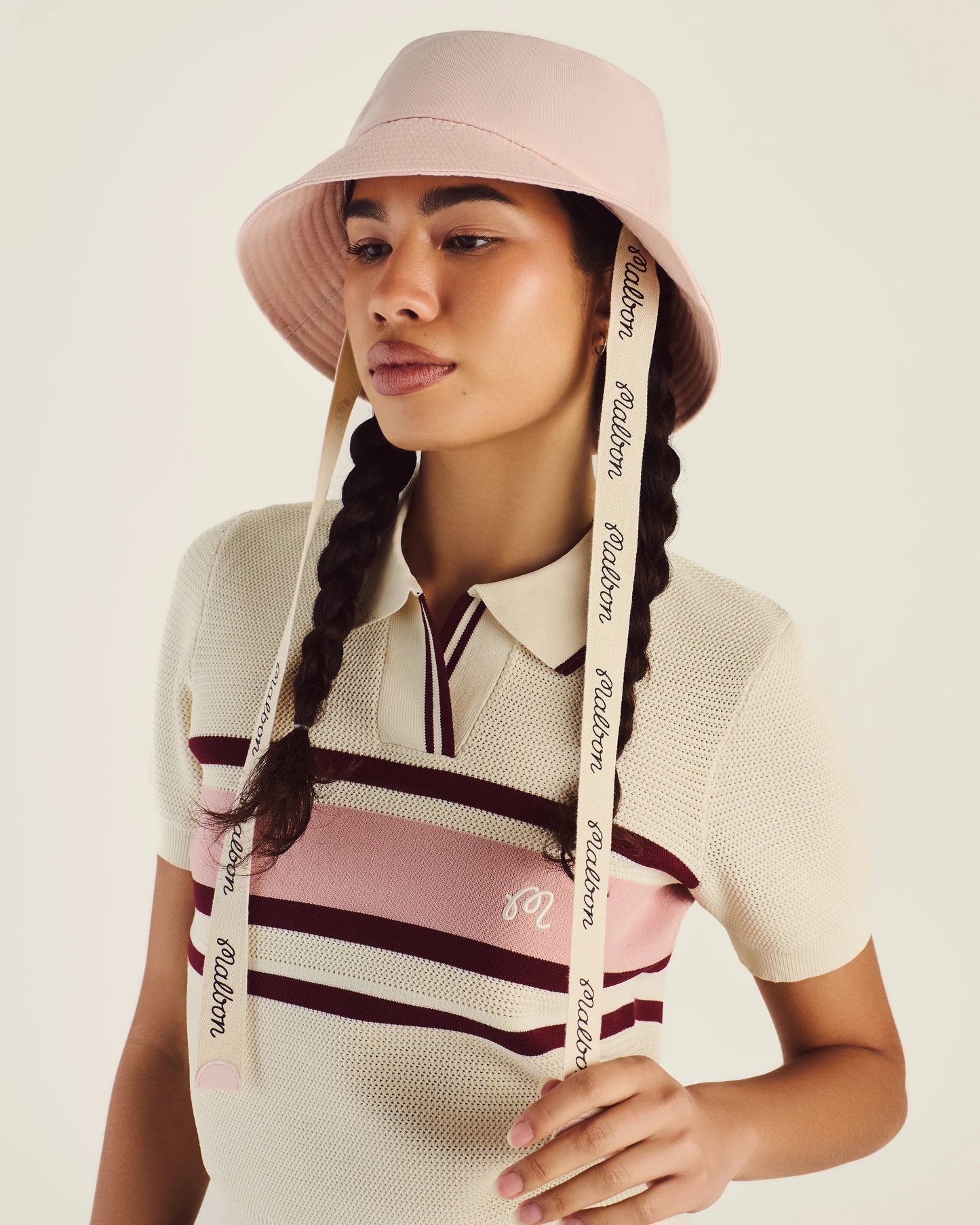 Malbon | Dena Bucket Hat - Rose