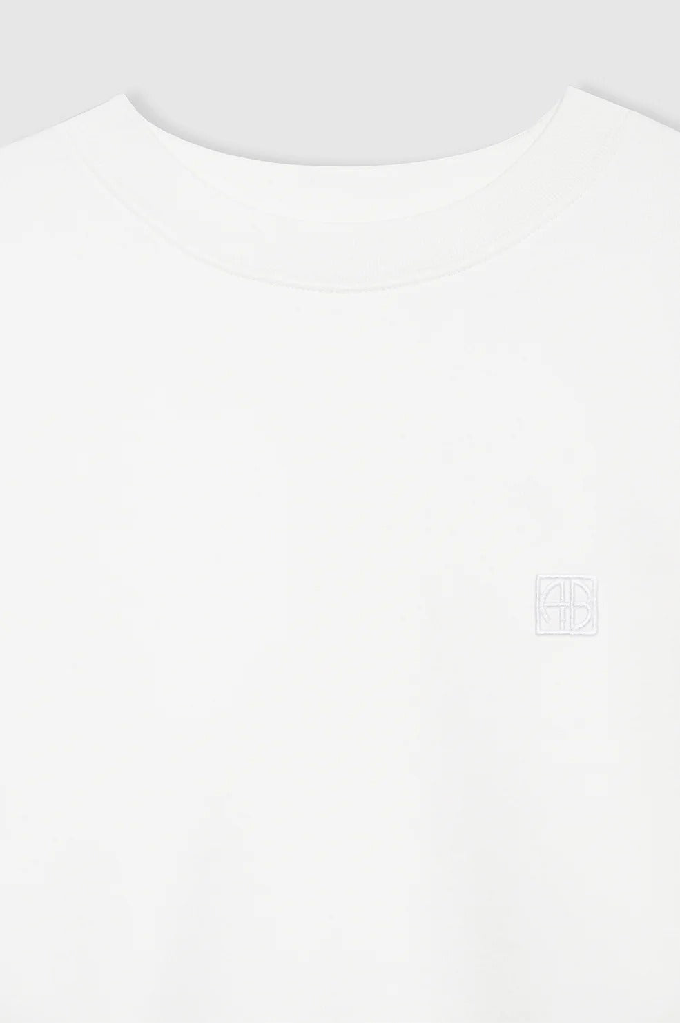 Anine Bing | Miles Sweatshirt Framed Monogram - Off White
