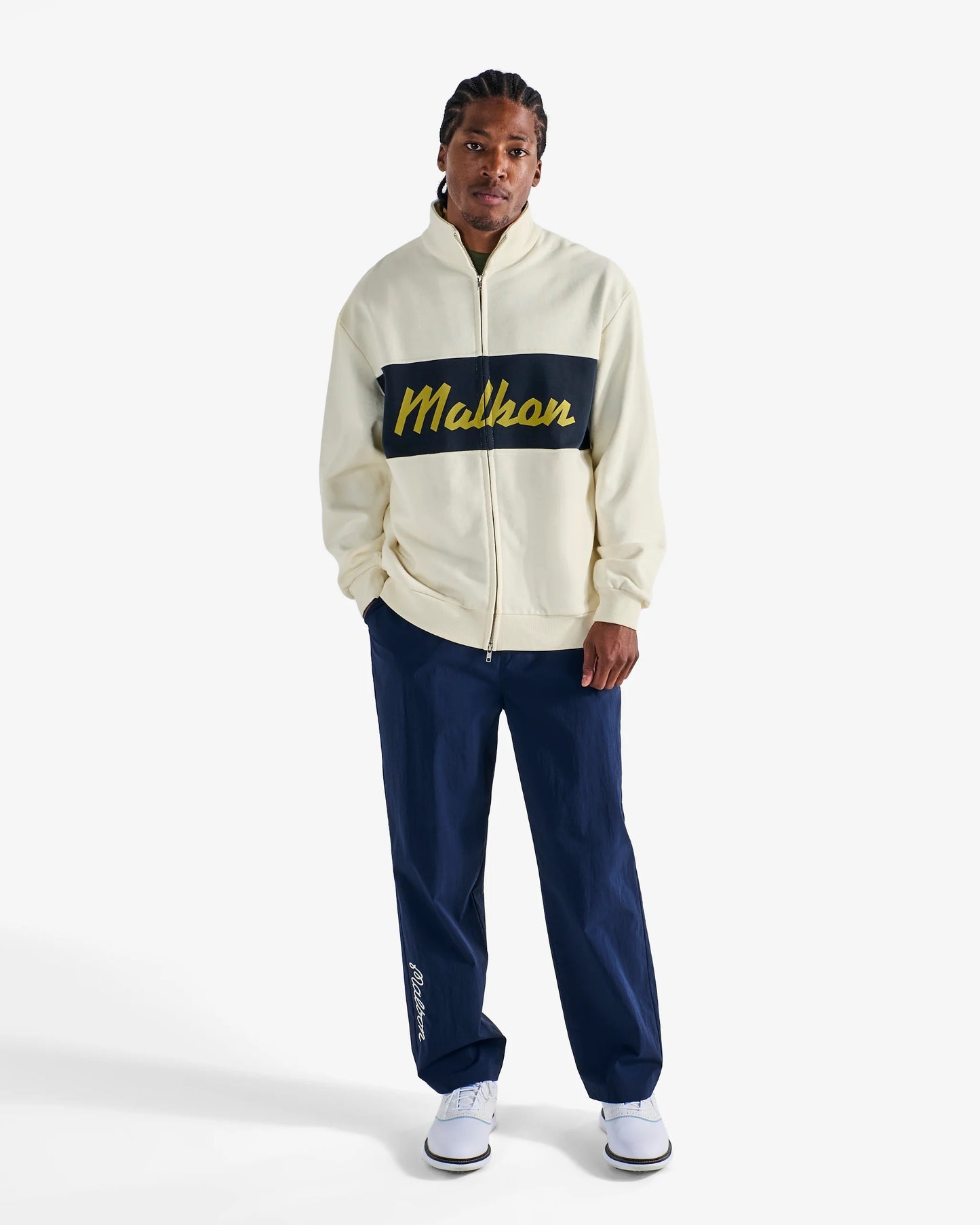 Malbon | University Double Zip - Cream