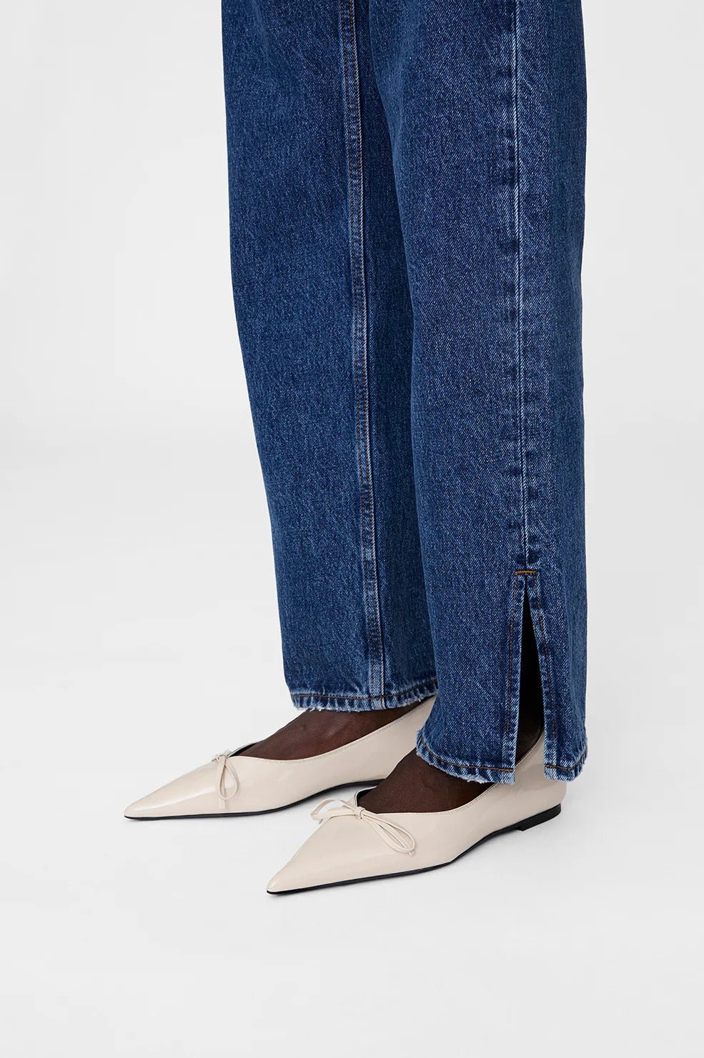 Anine Bing | Roy Jean 31" - Clean Indigo Denim