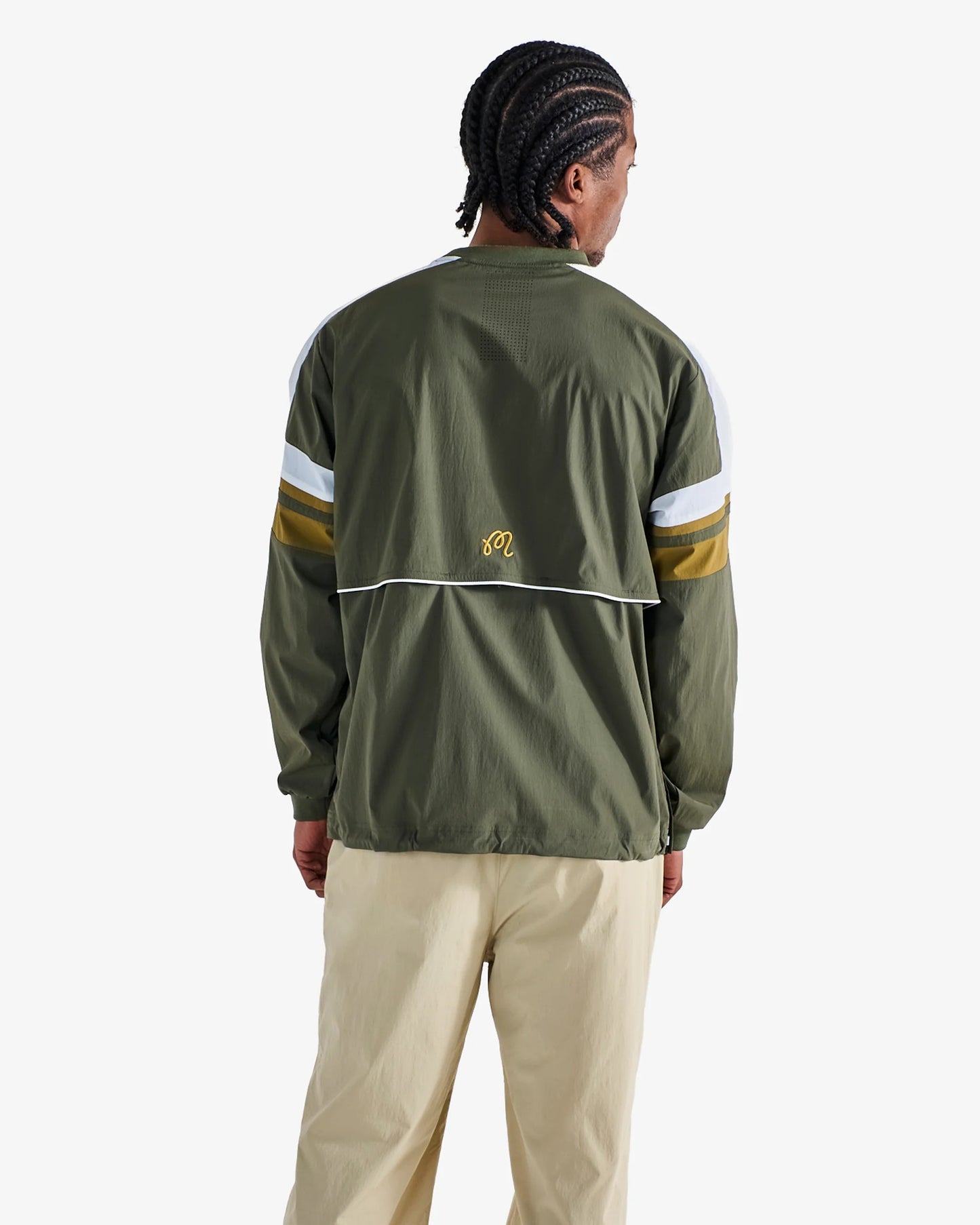 Malbon | Sportiva Nylon Popover - Cypress Green