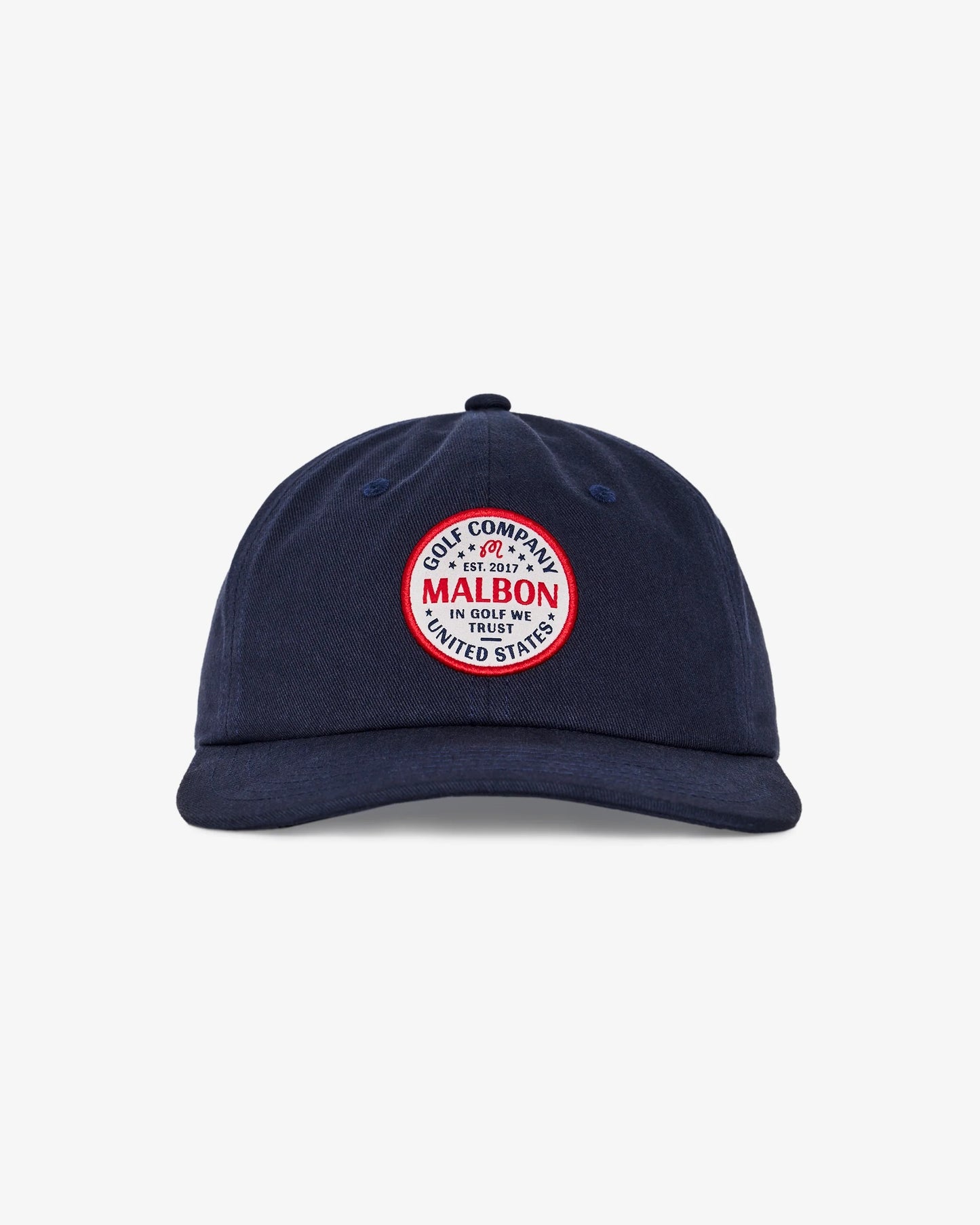 Malbon | In Golf We Trust Painters Hat - Navy