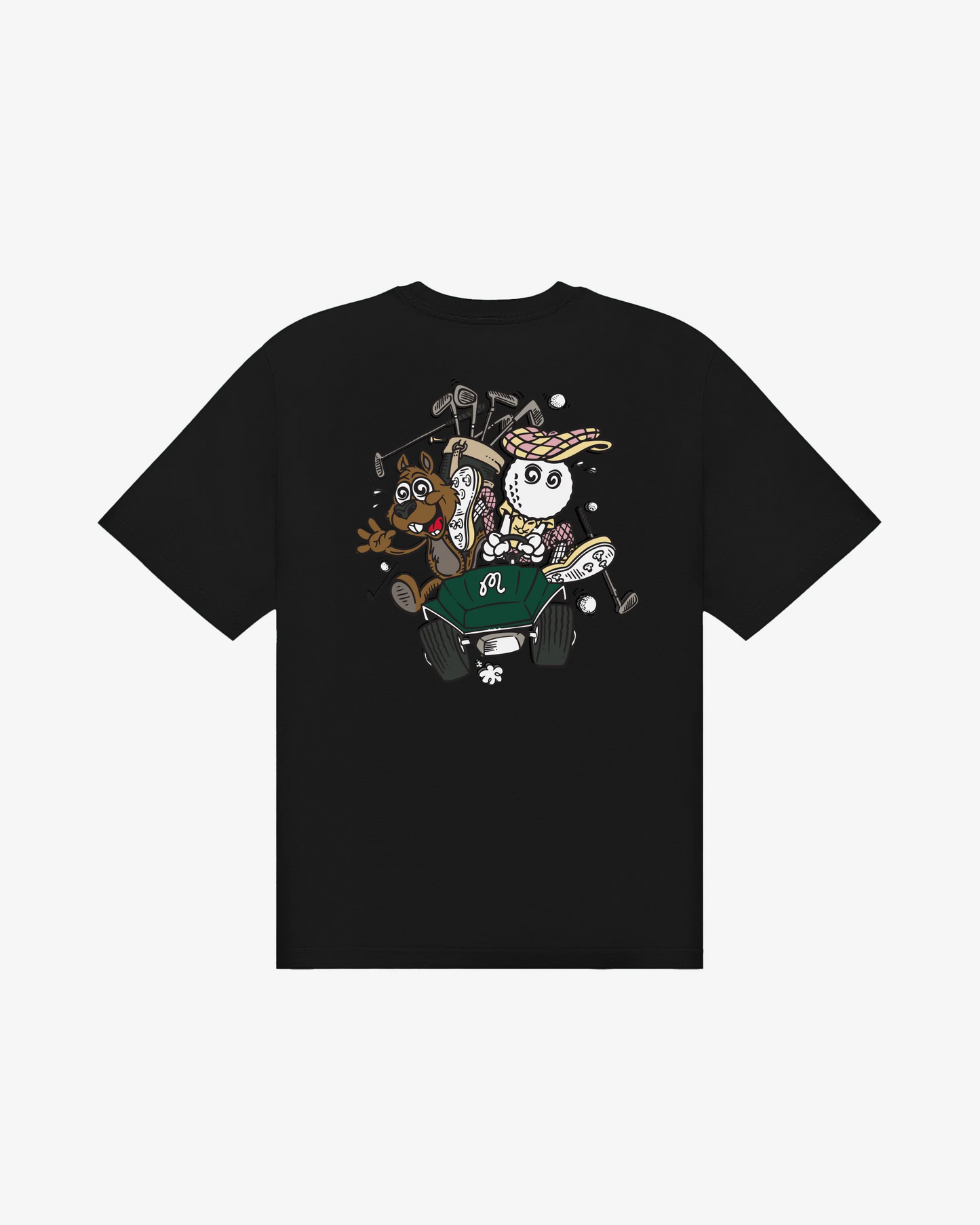 Malbon | Two Man Scramble T.Shirt - Black