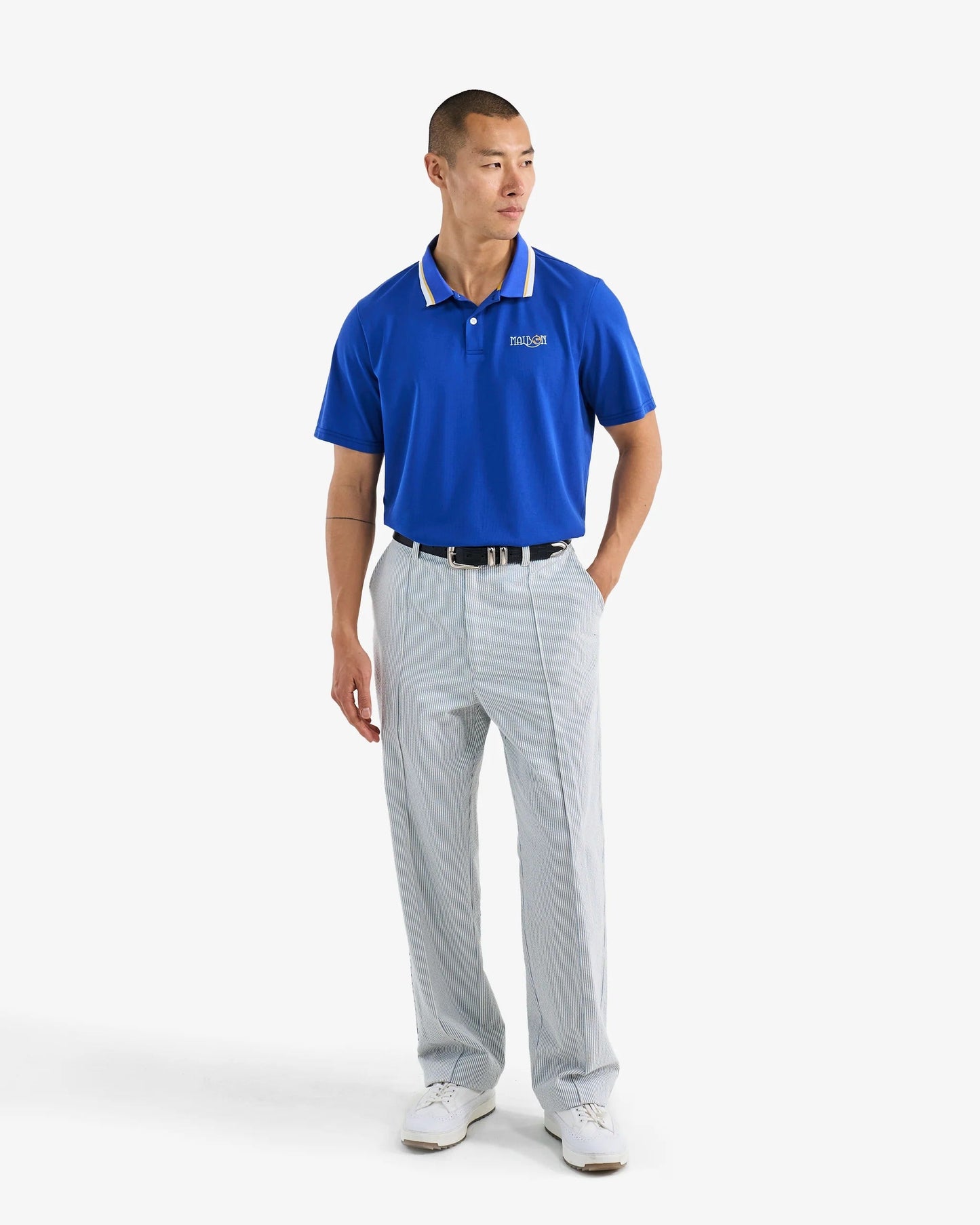 Malbon | Grasse Pique Polo - Blue